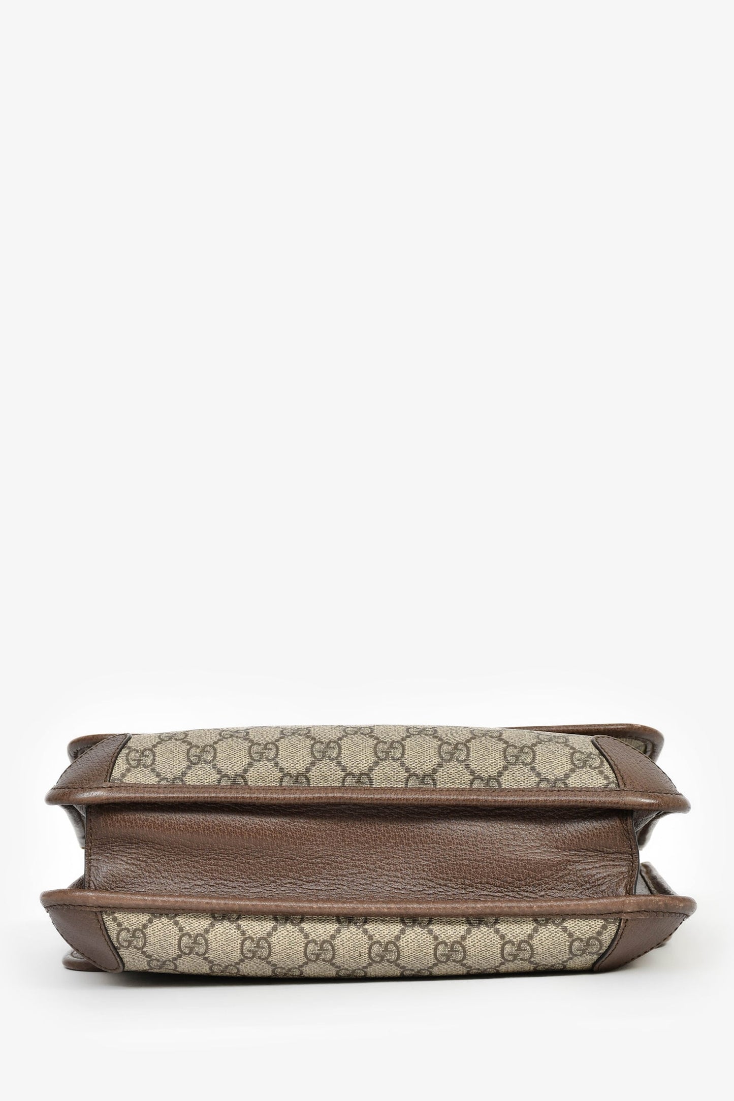 Gucci Brown Monogram Web GG Supreme Neo Crossbody Bag