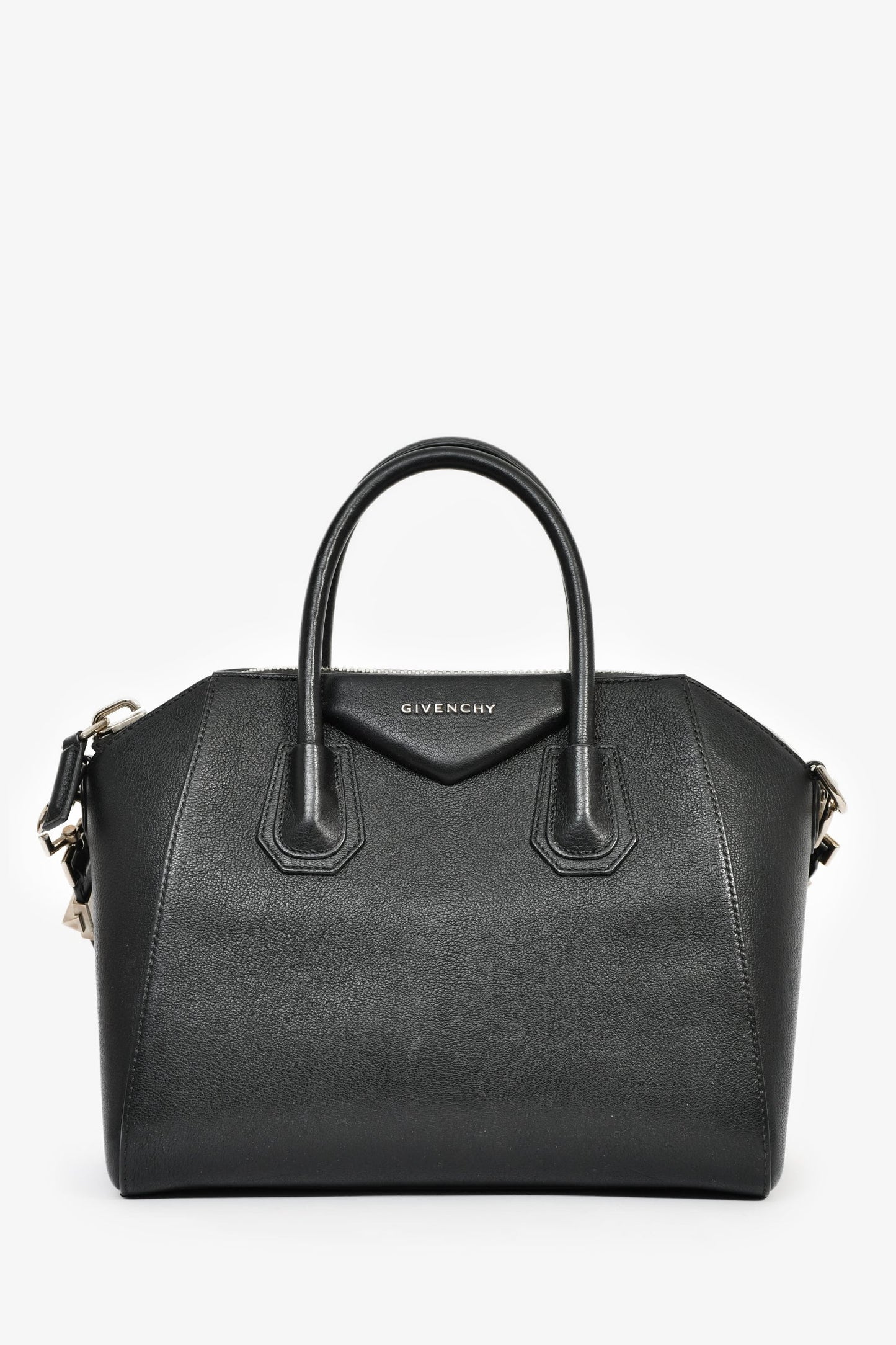 Givenchy Black Leather Small Antigona Bag