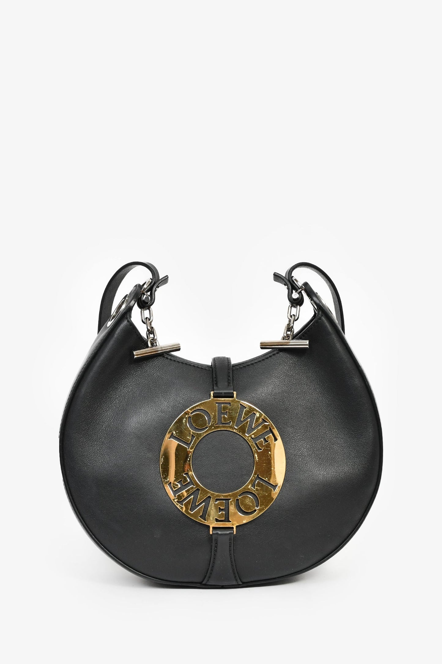 Loewe Black Leather Small 'Joyce' Crossbody Bag