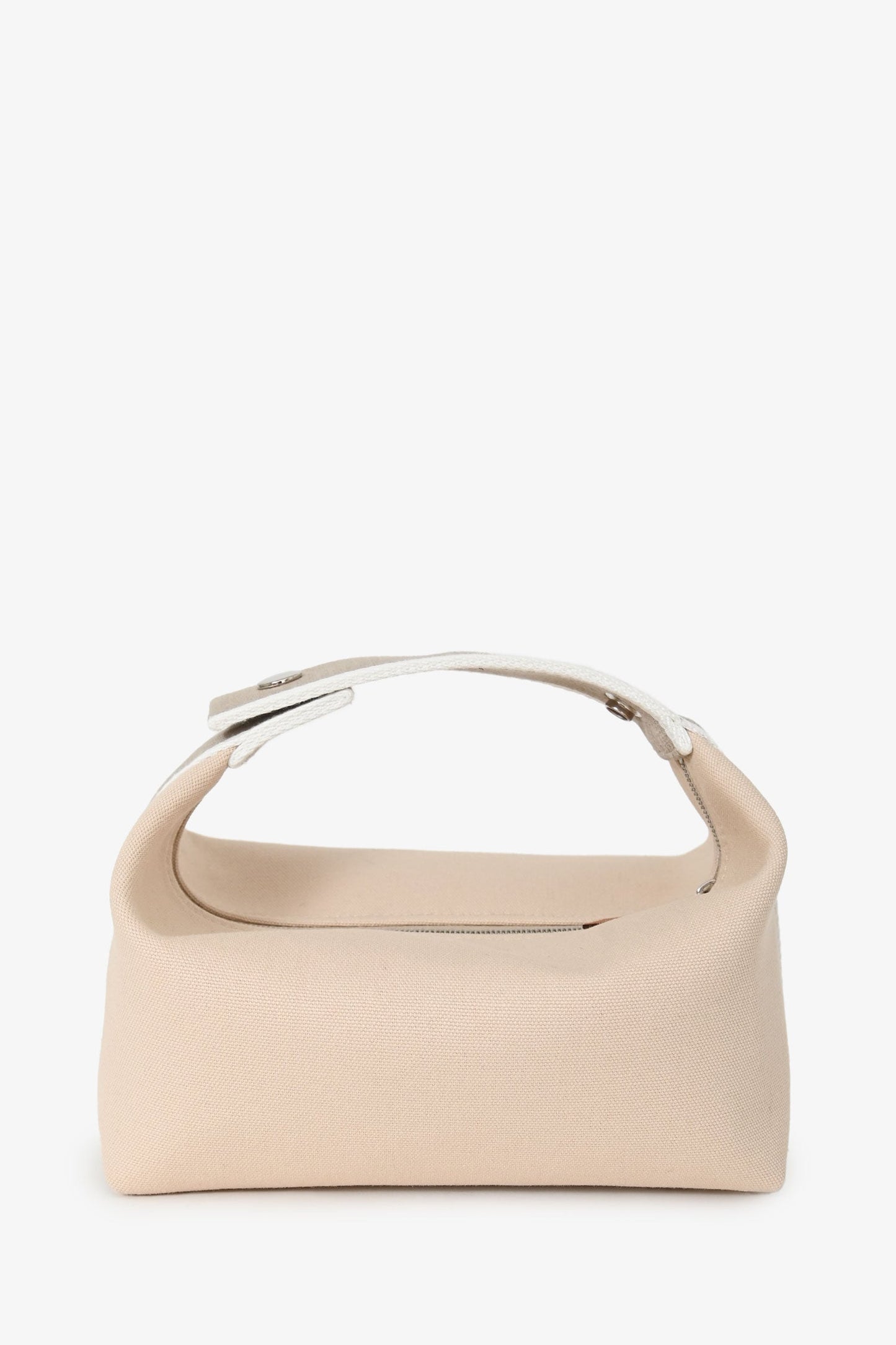 Hermès Beige Canvas Bride-A-Brac Small Case