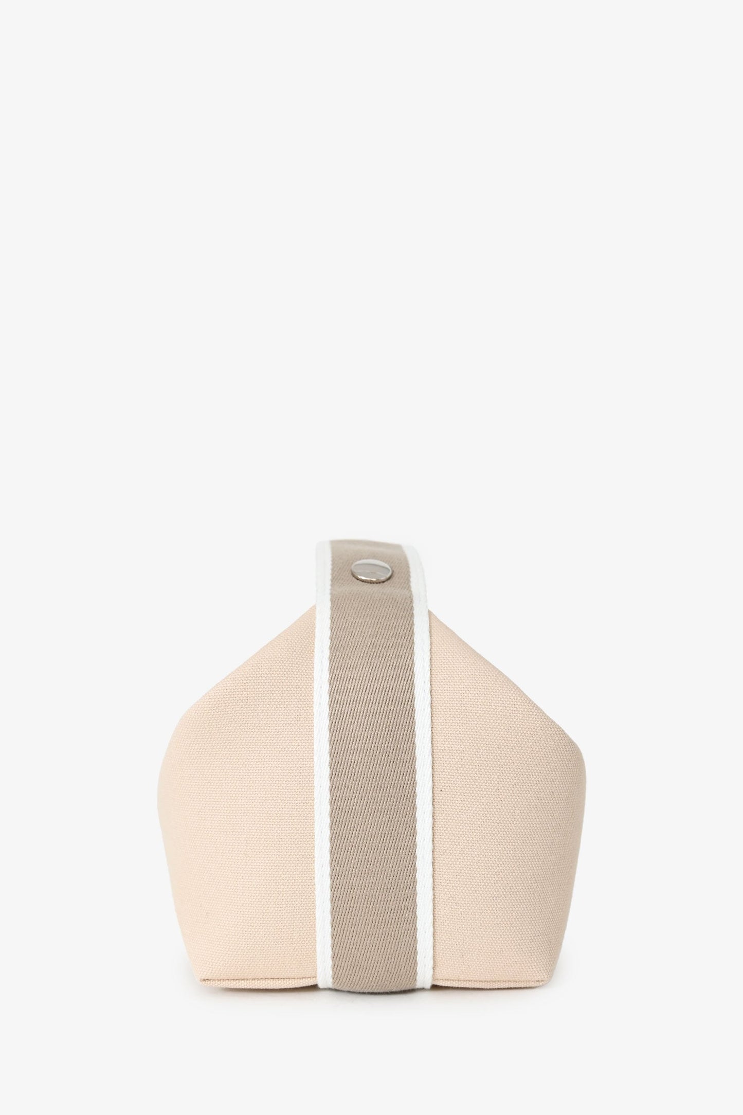 Hermès Beige Canvas Bride-A-Brac Small Case