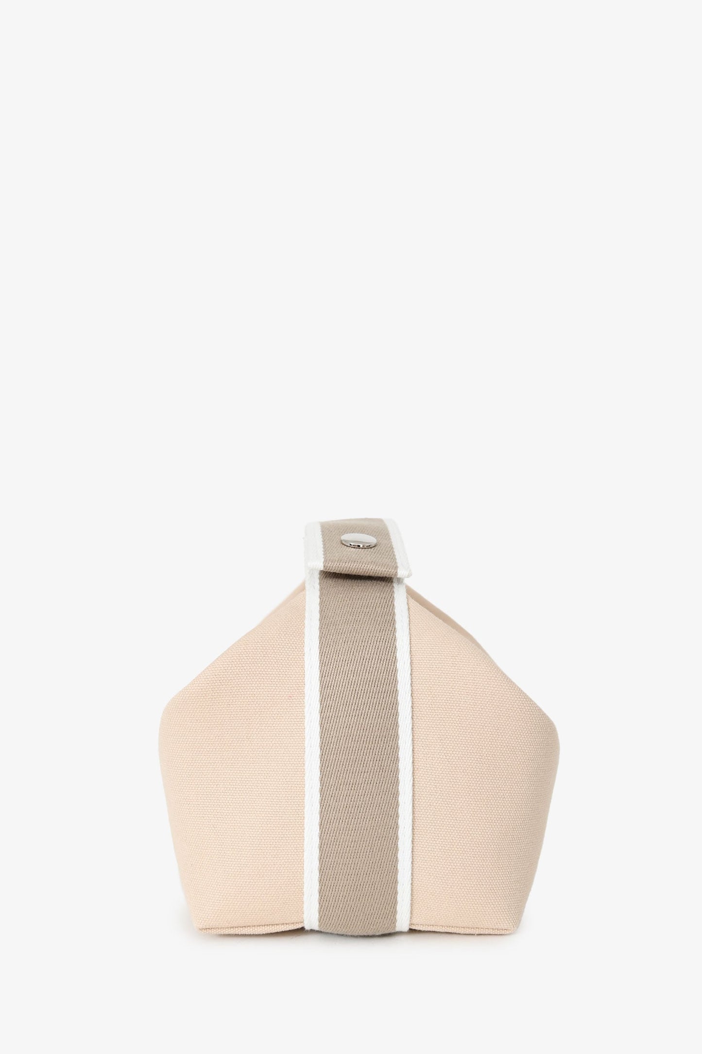 Hermès Beige Canvas Bride-A-Brac Small Case