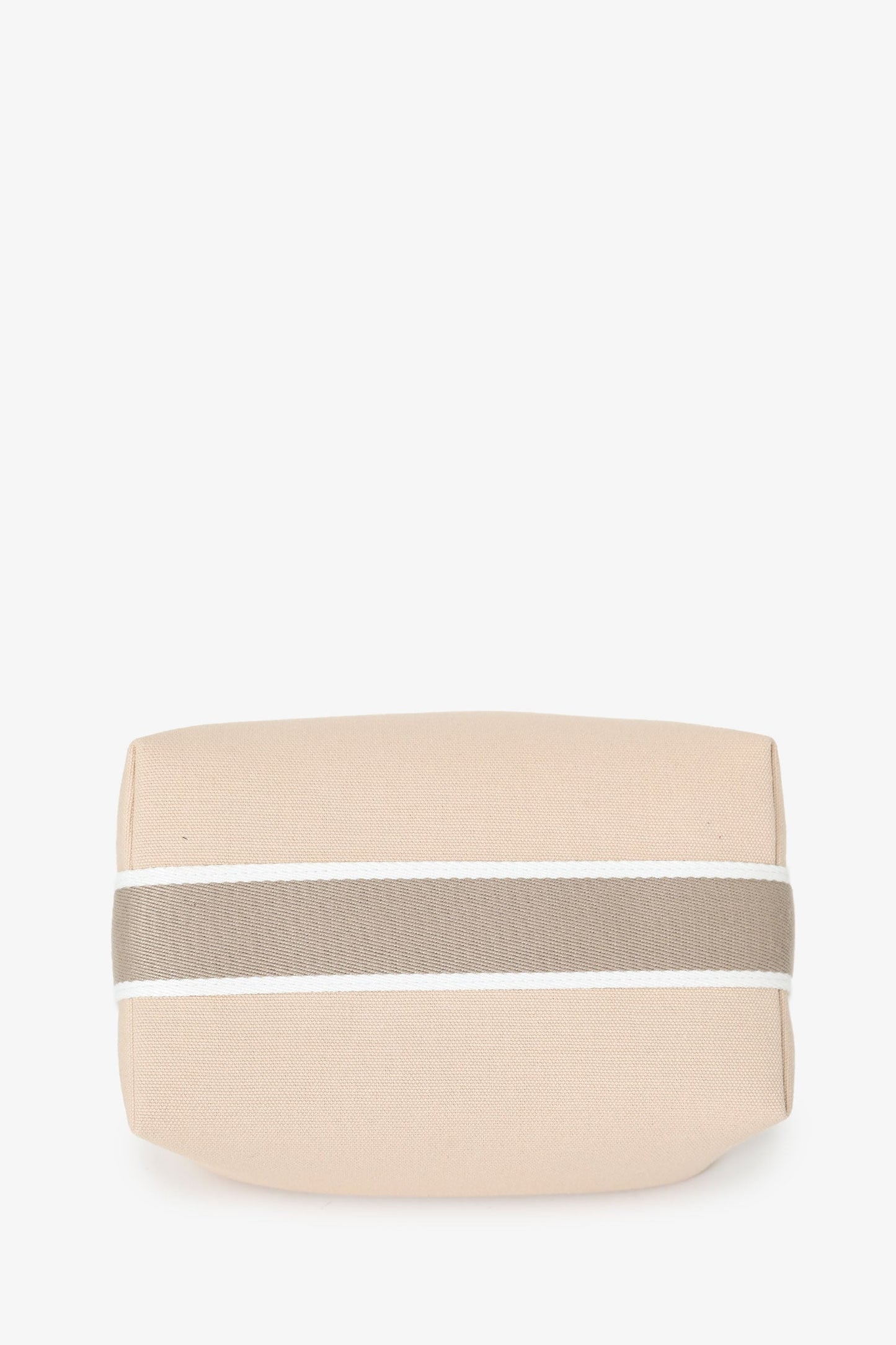 Hermès Beige Canvas Bride-A-Brac Small Case