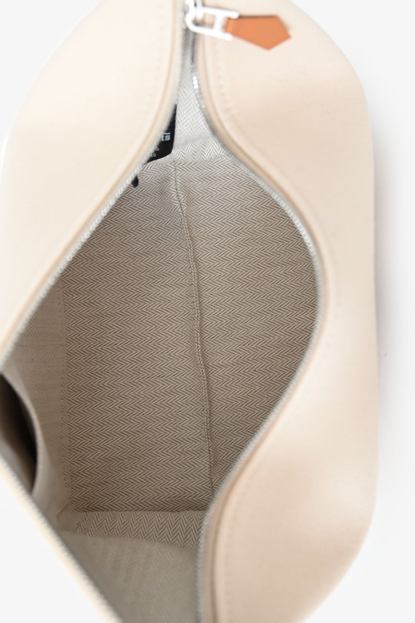 Hermès Beige Canvas Bride-A-Brac Small Case