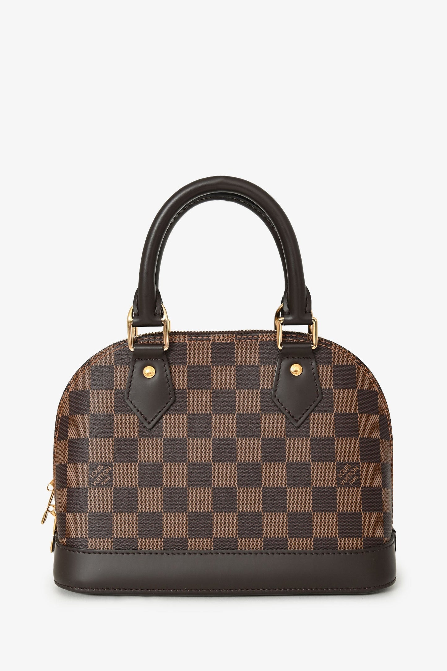 Louis Vuitton 2019 Damier Ebene Alma BB With Strap