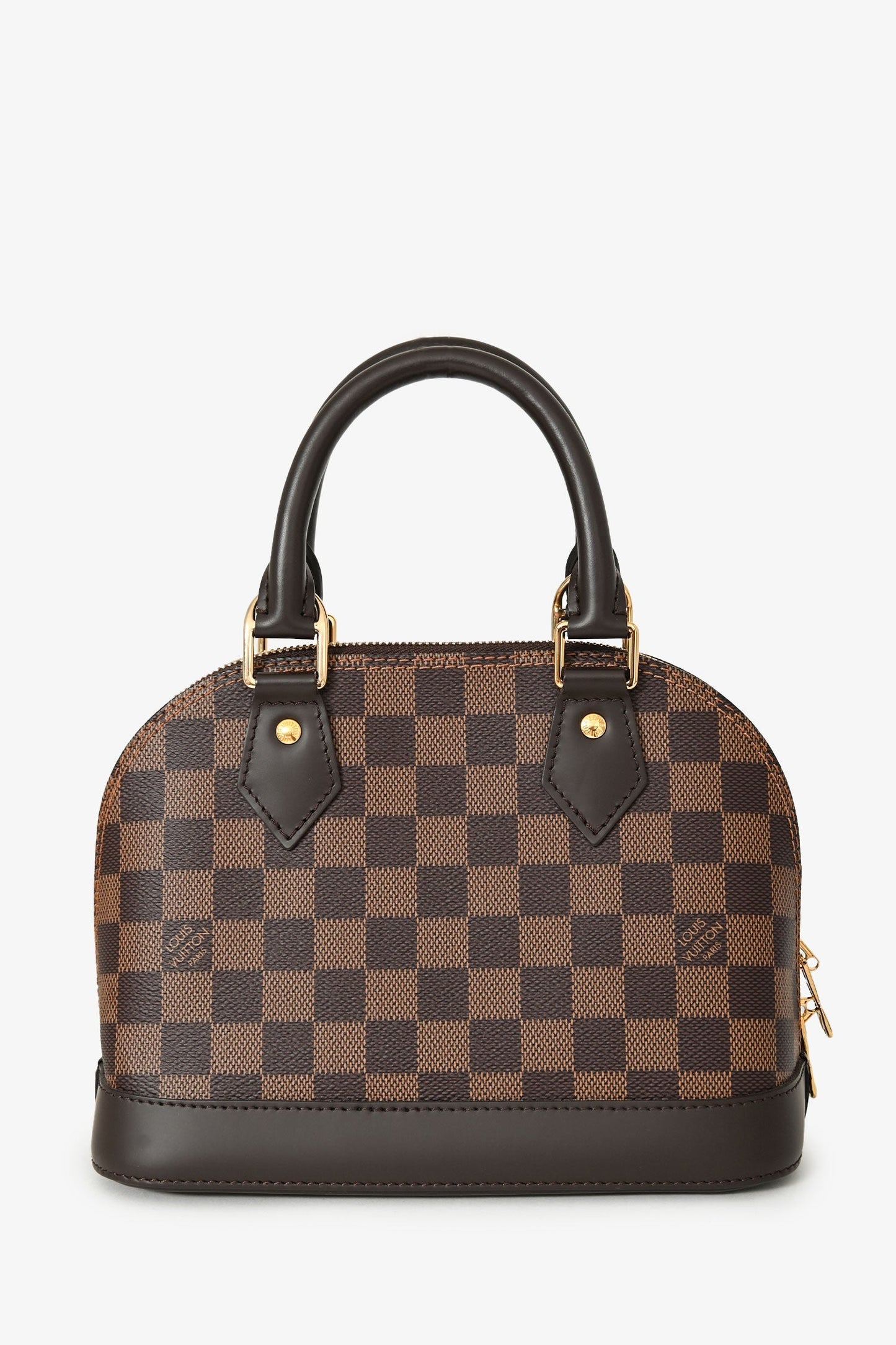 Louis Vuitton 2019 Damier Ebene Alma BB With Strap
