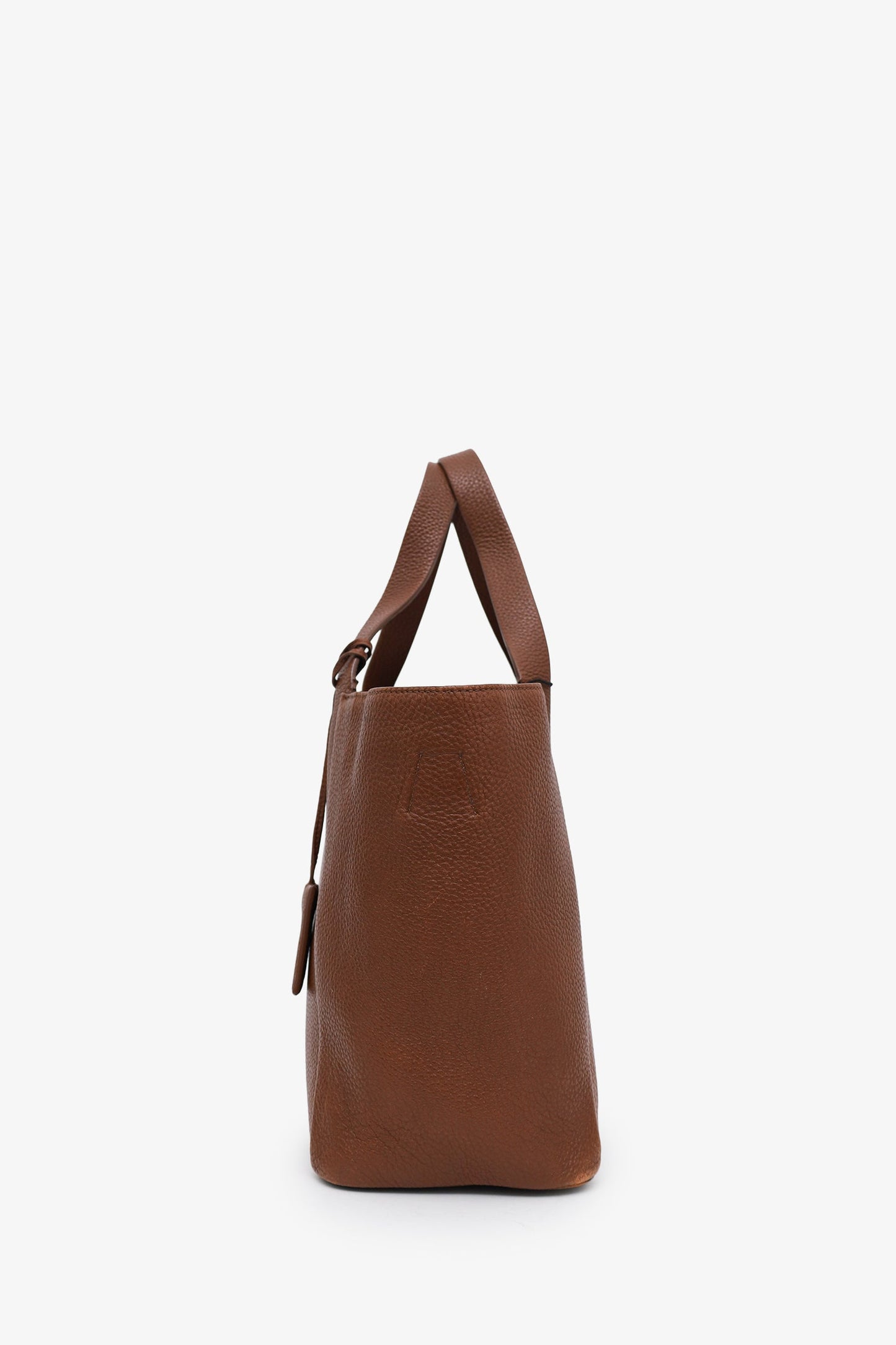 Akris Punto Brown Leather Tote Bag