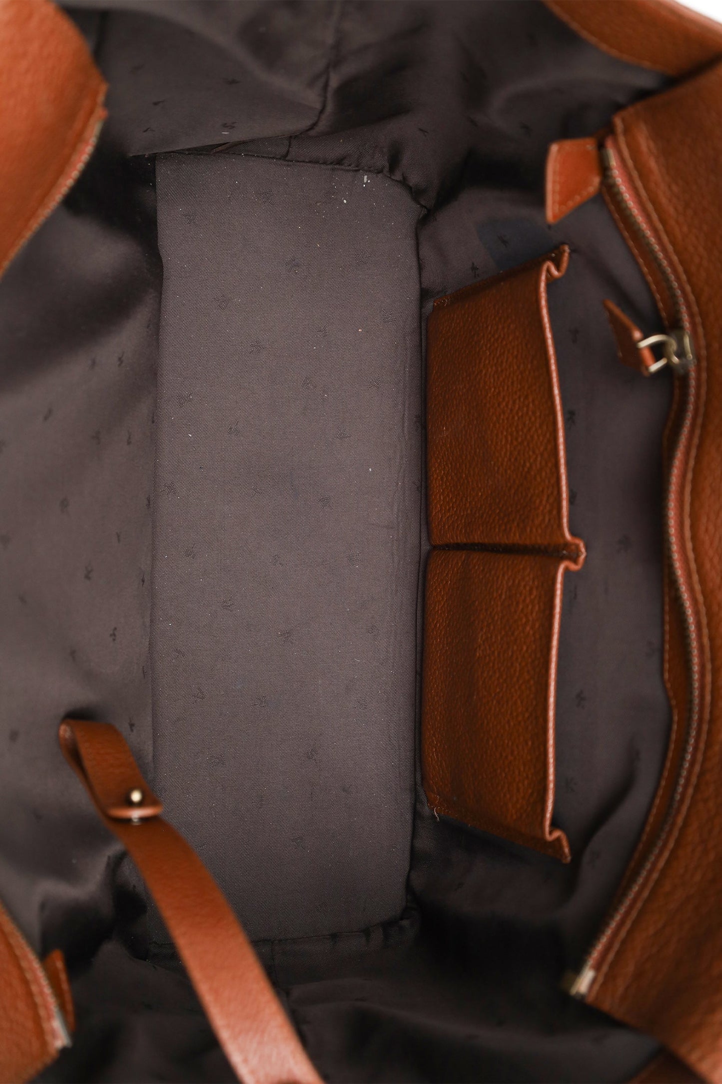 Akris Punto Brown Leather Tote Bag
