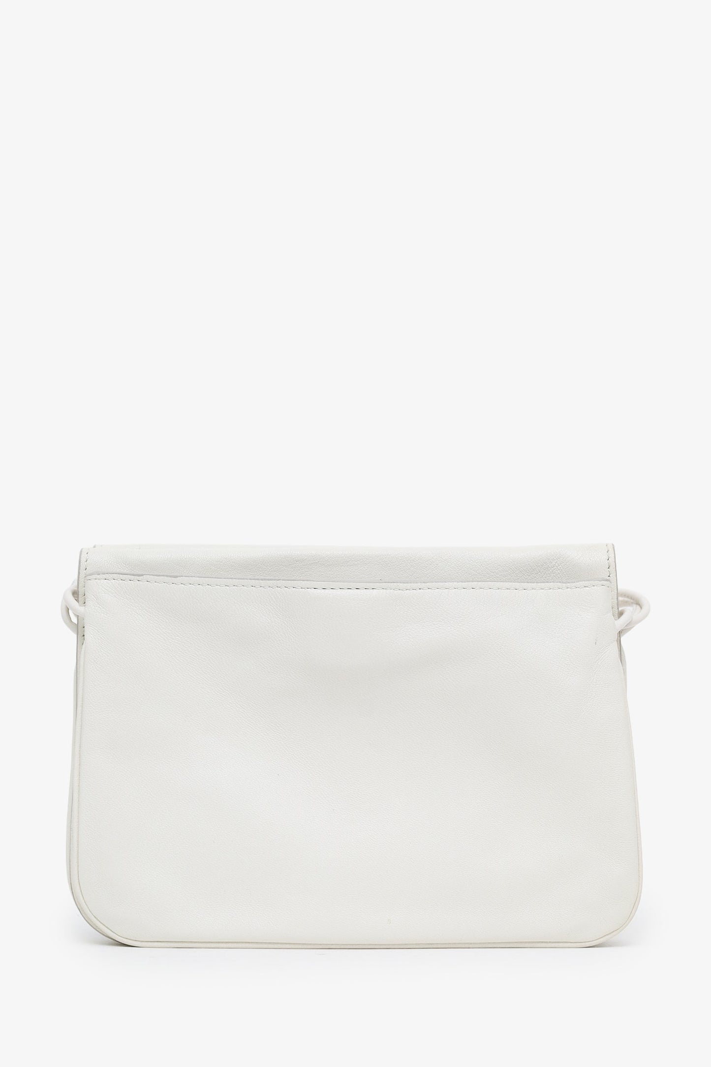 Jil Sander Cream Leather Crossbody Multi-Flap Purse