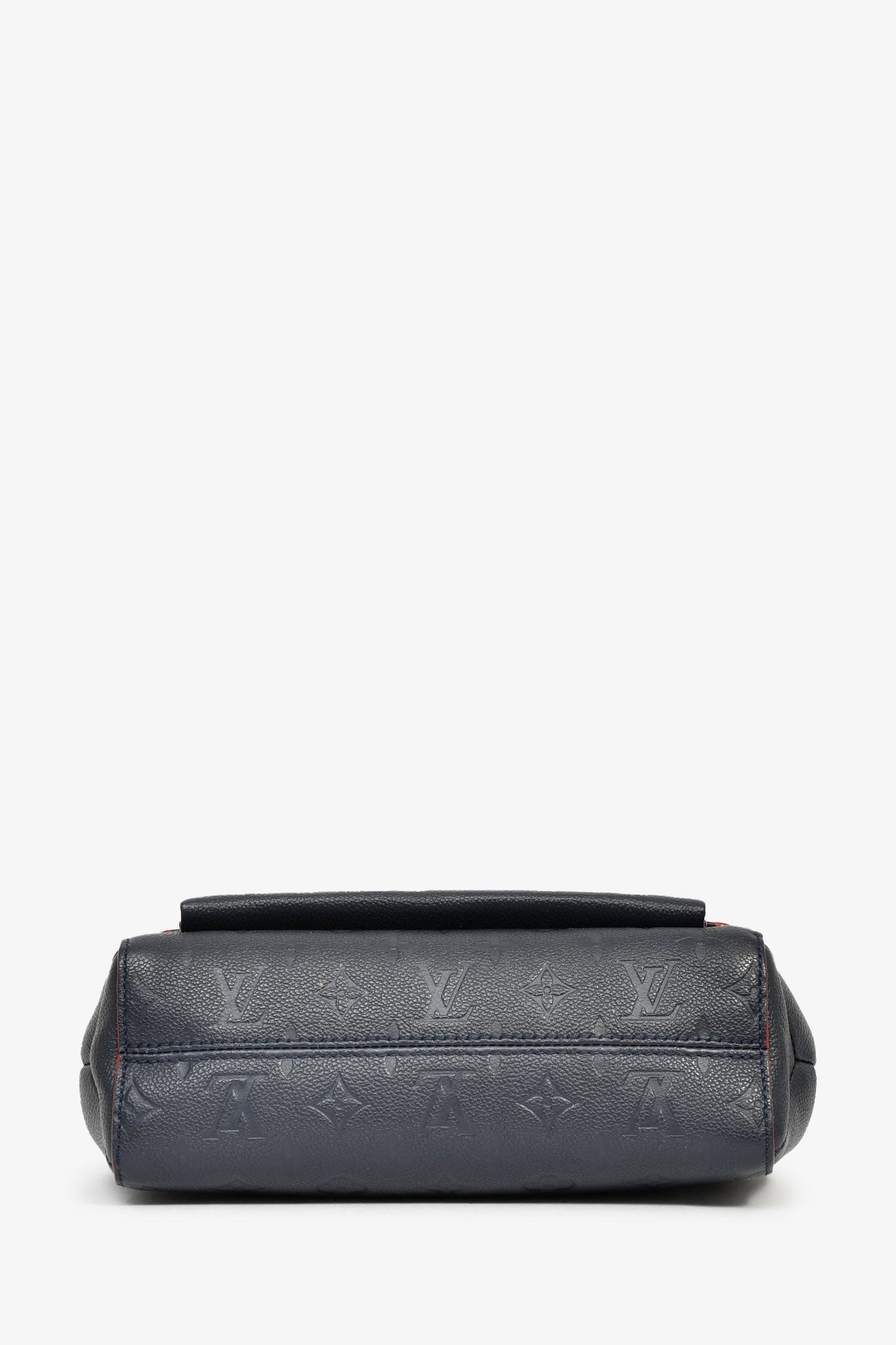 Louis Vuitton Blue/Red Empreinte Leather 'Vavin' PM Shoulder Bag
