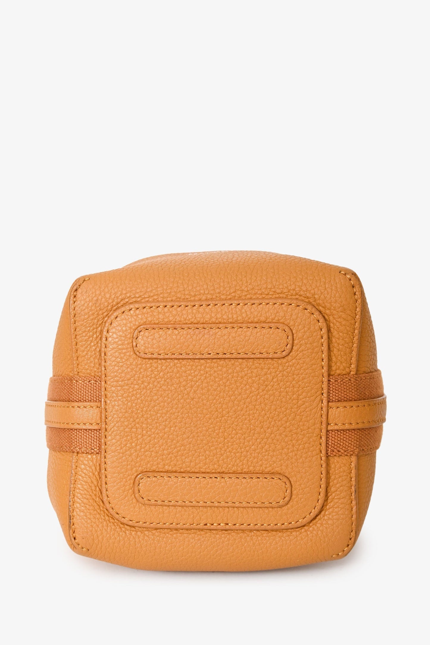Loro Piana Mustard Yellow Leather Micro Bale Top Handle with Strap