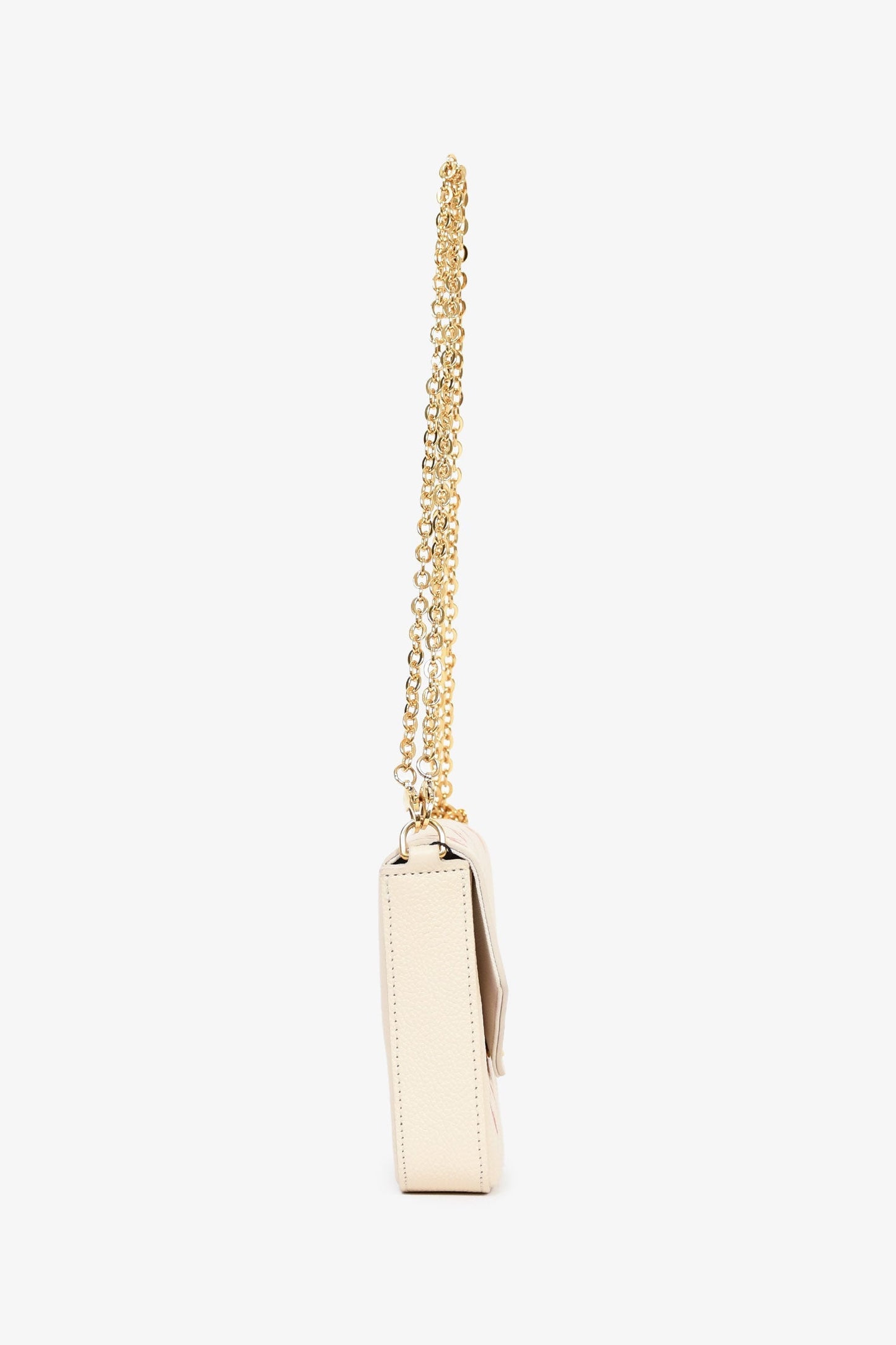 Louis Vuitton Cream/Pink Monogram Empreinte Leather Pochette Félicie