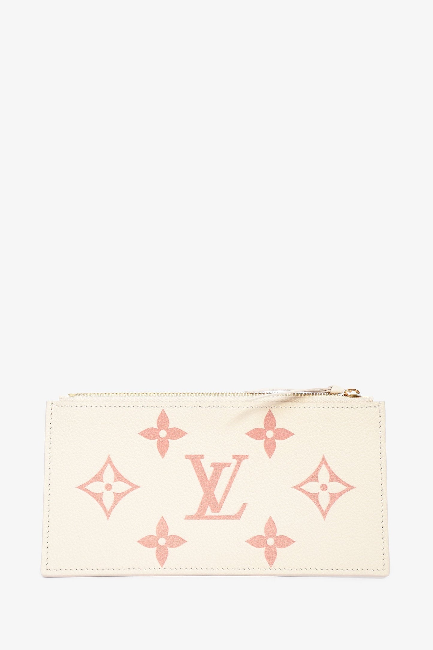 Louis Vuitton Cream/Pink Monogram Empreinte Leather Pochette Félicie