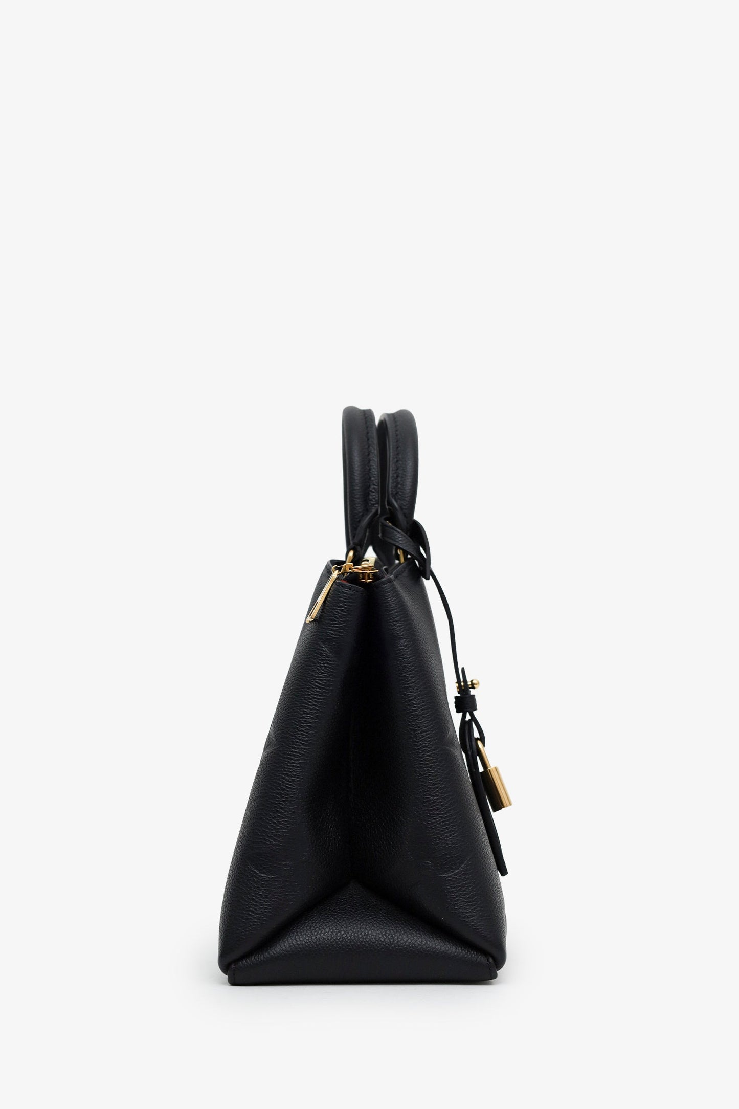 Louis Vuitton Black Monogram Empreinte Leather 'Grand Palais' Bag With Strap