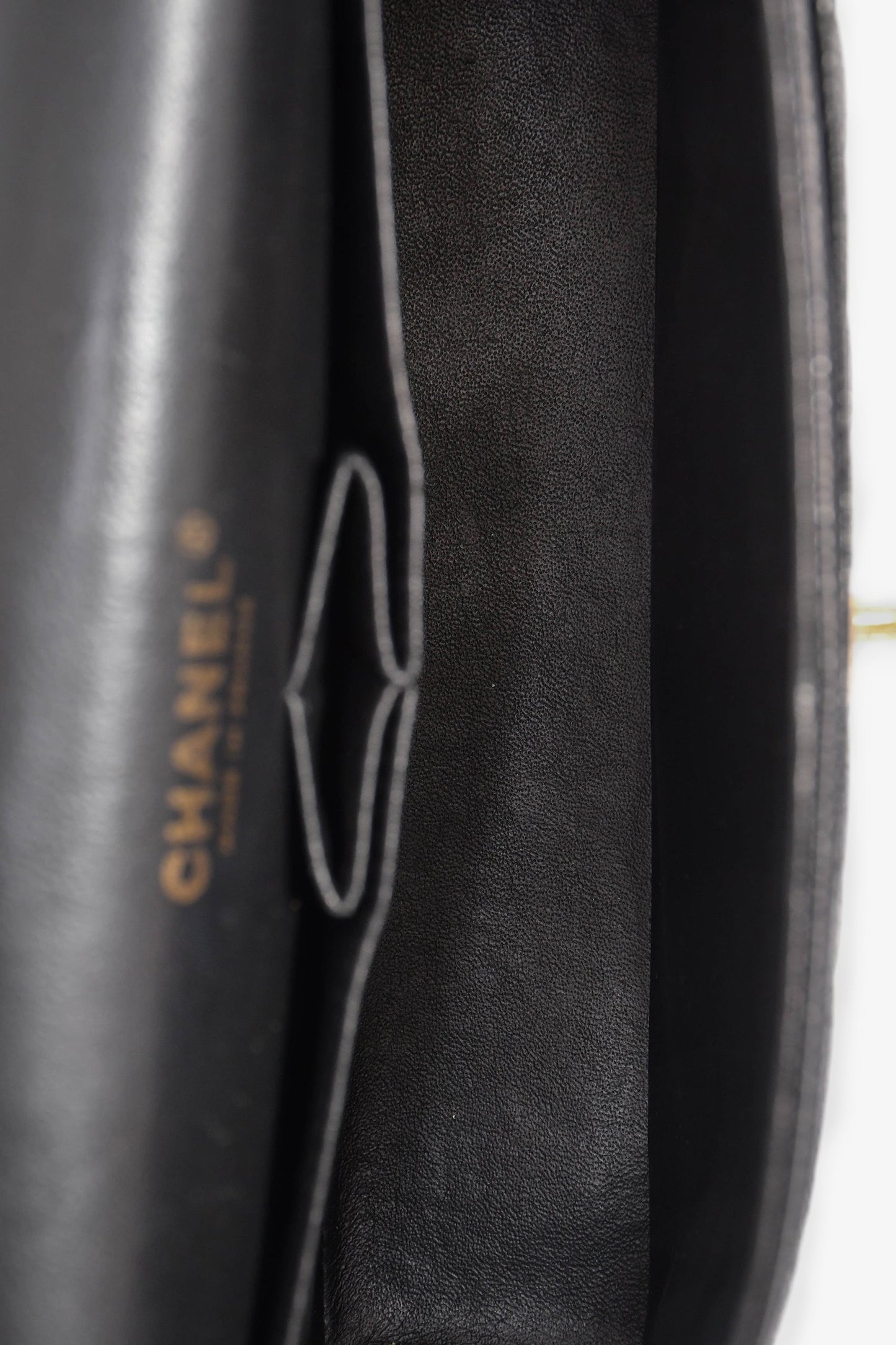 Chanel™ 2009/10 Black Caviar Leather Medium Double Flap