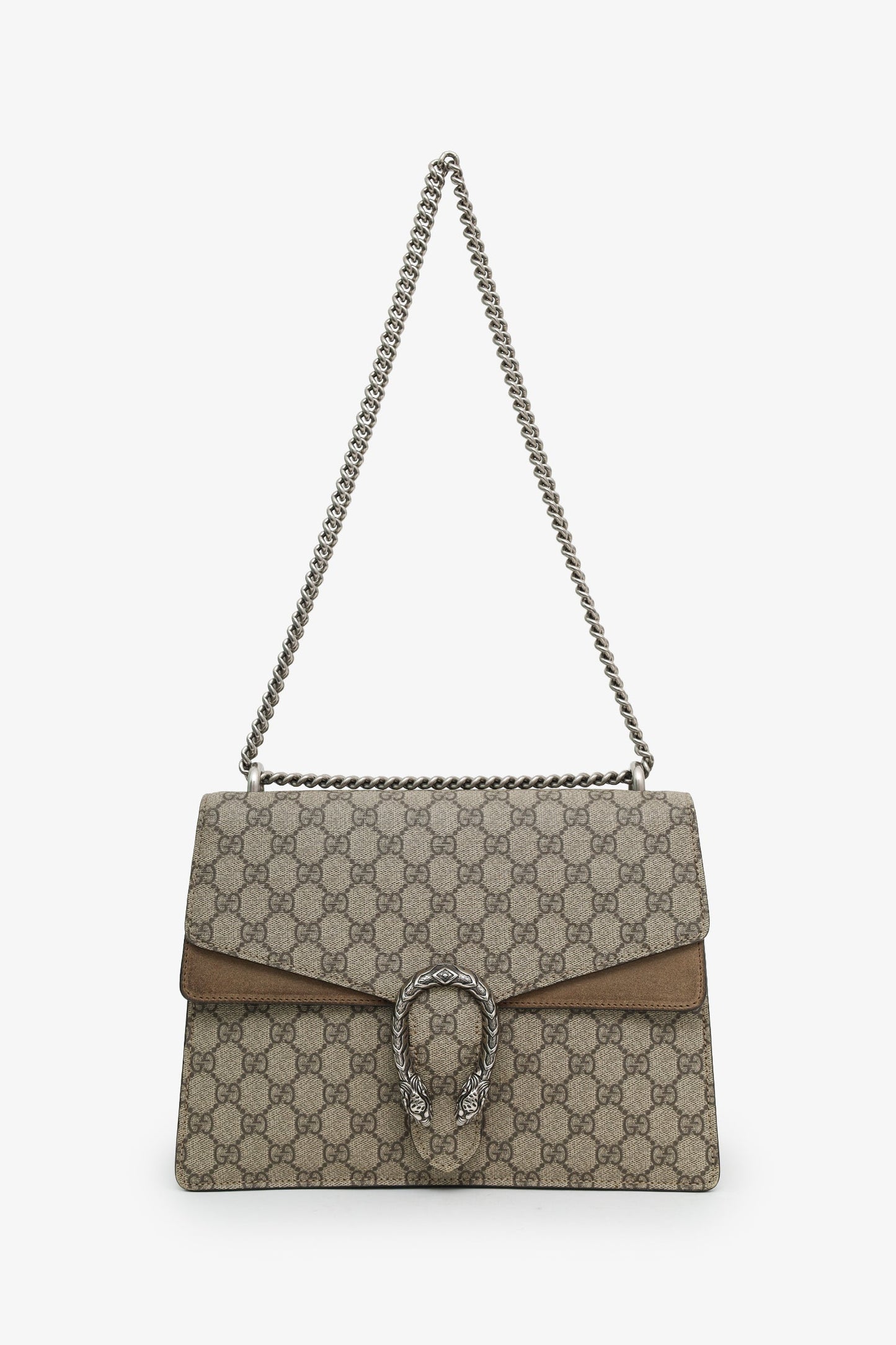 Gucci GG Supreme Monogram Medium Dionysus Shoulder Bag
