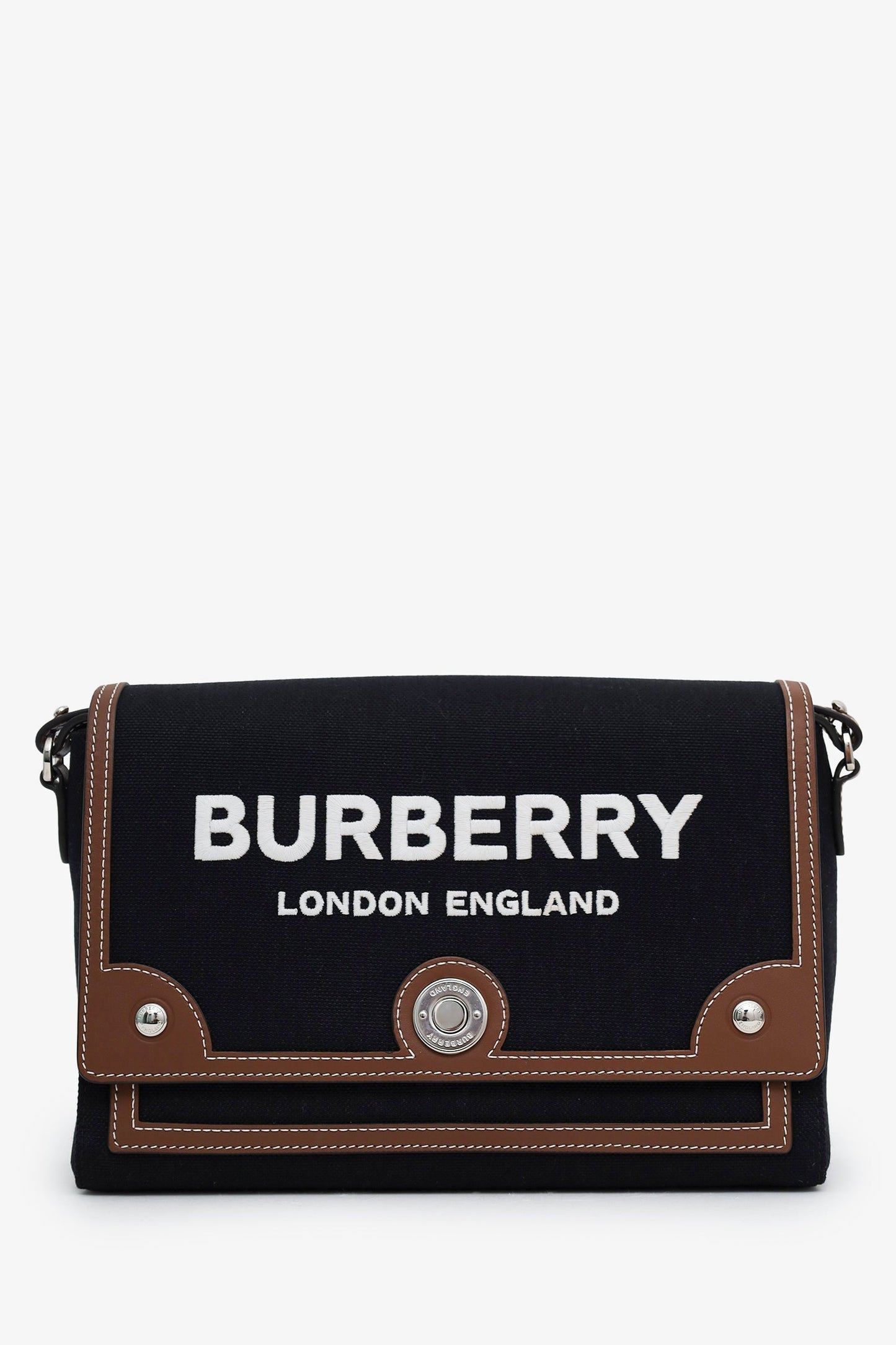 Burberry Black Canvas Crossbody Bag