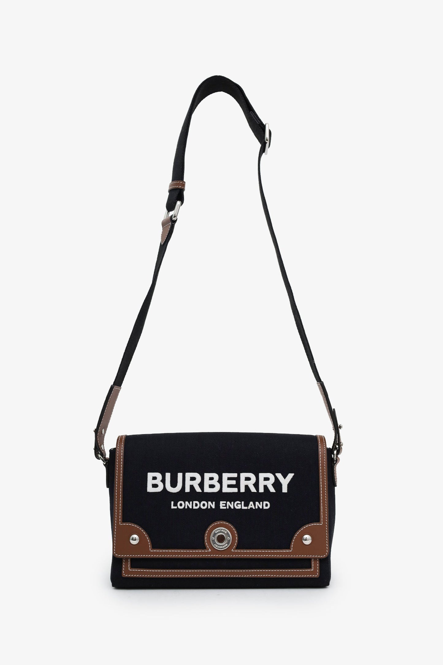 Burberry Black Canvas Crossbody Bag