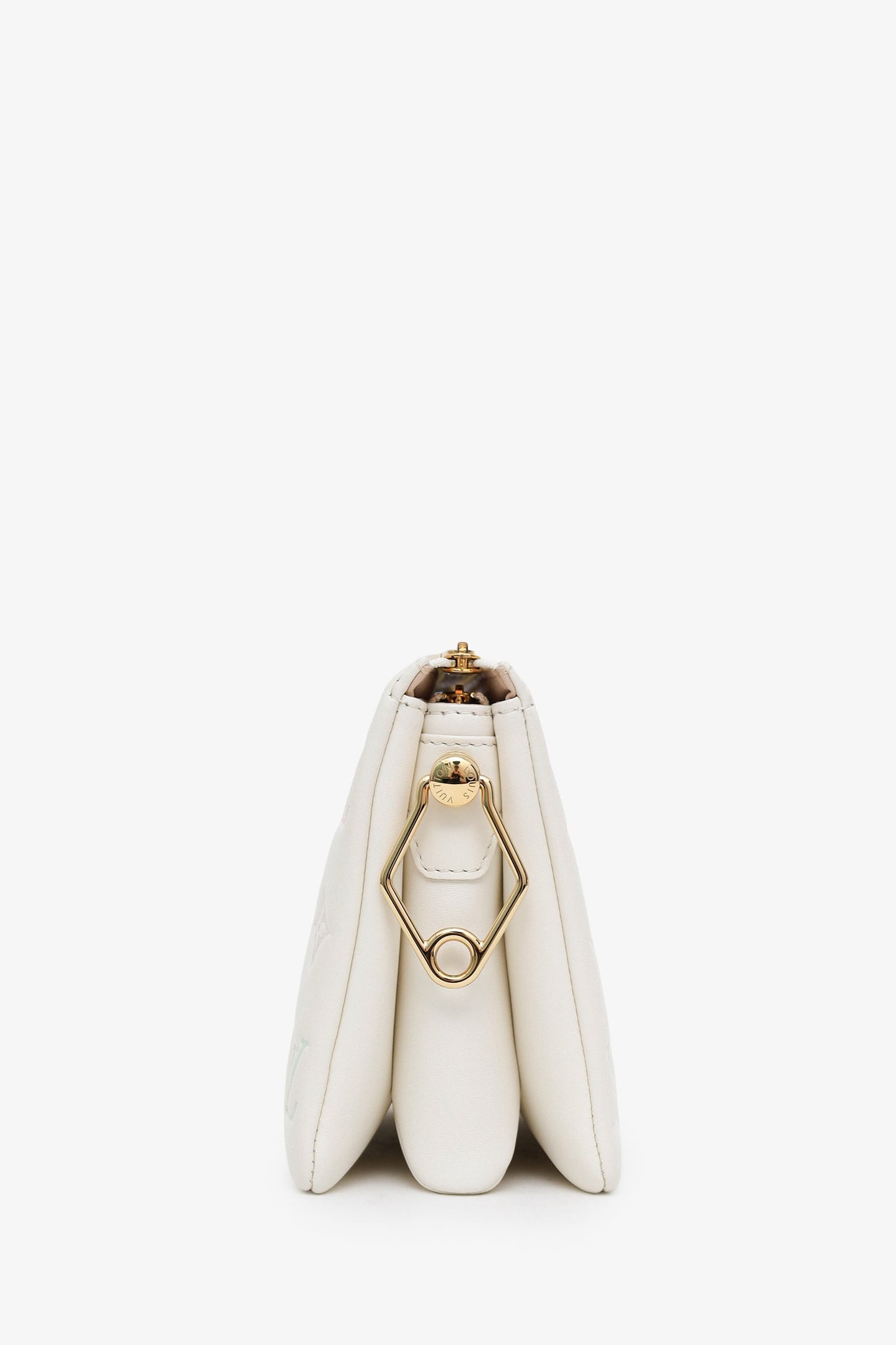 Louis Vuitton 2023 Cream Coussin BB 'Milky Way' Bag With 2 Straps