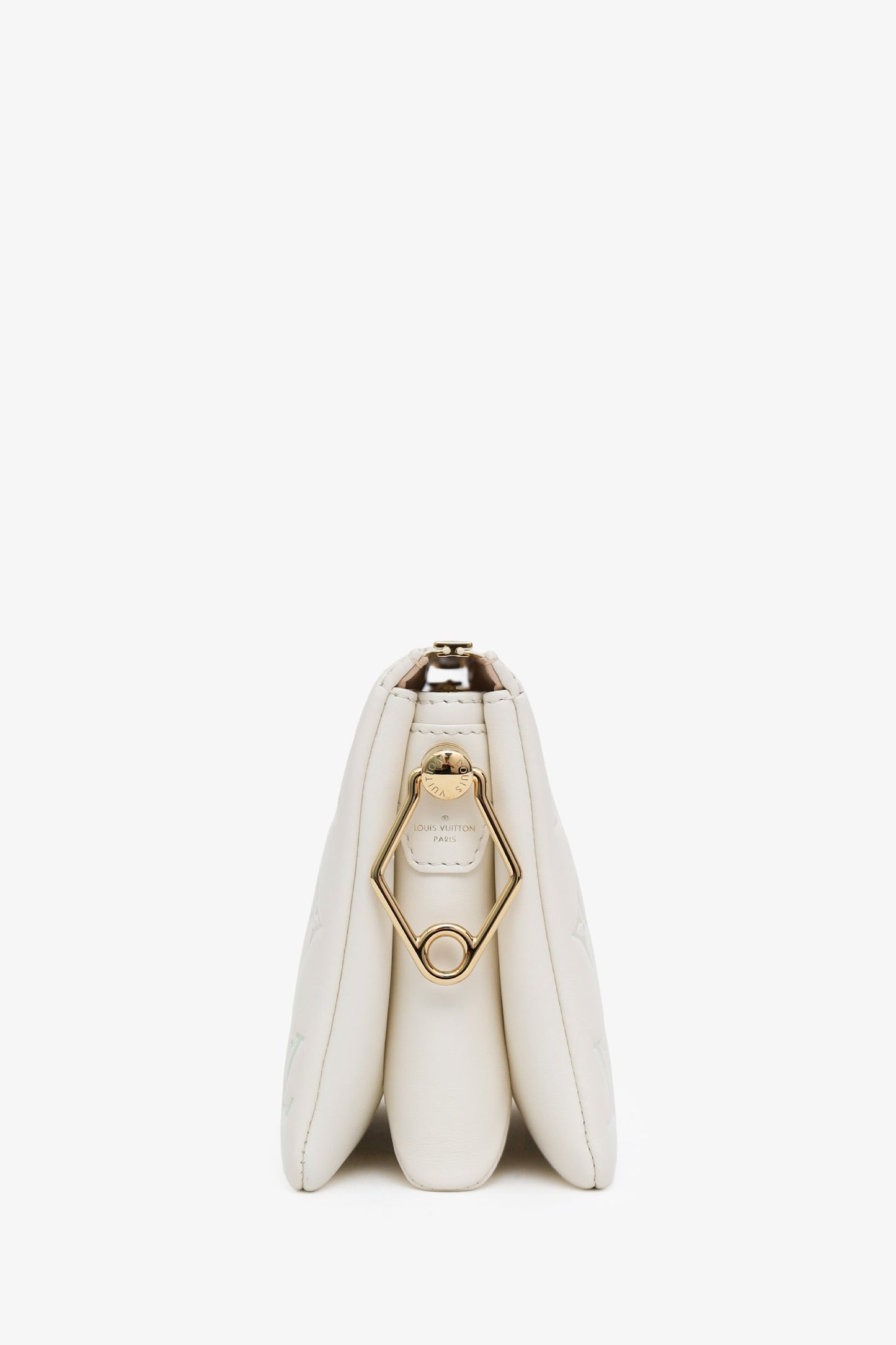 Louis Vuitton 2023 Cream Coussin BB 'Milky Way' Bag With 2 Straps