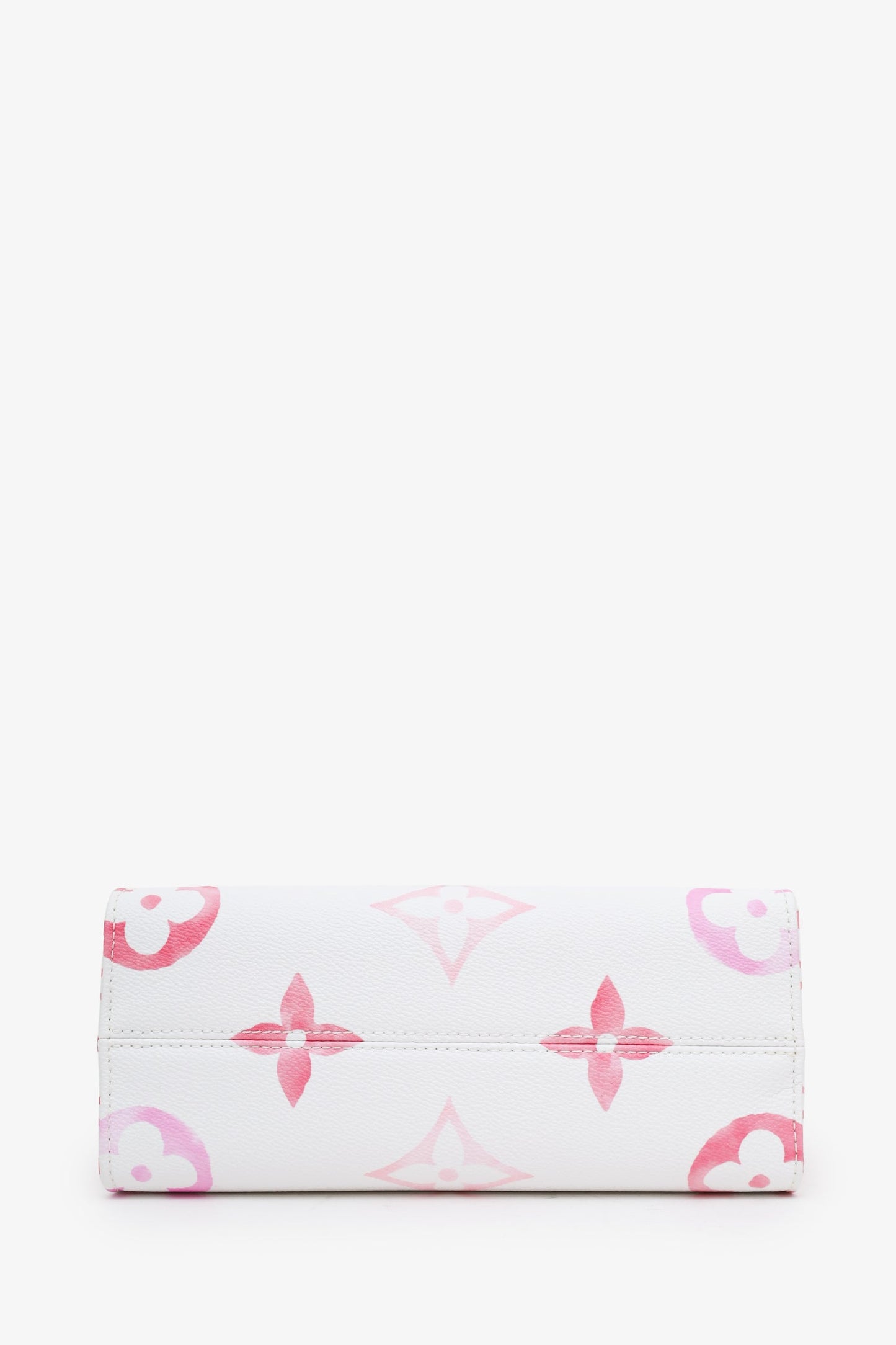 Louis Vuitton 2023 Limited Edition White/Pink Giant Monogram 'OnTheGo' PM Tote
