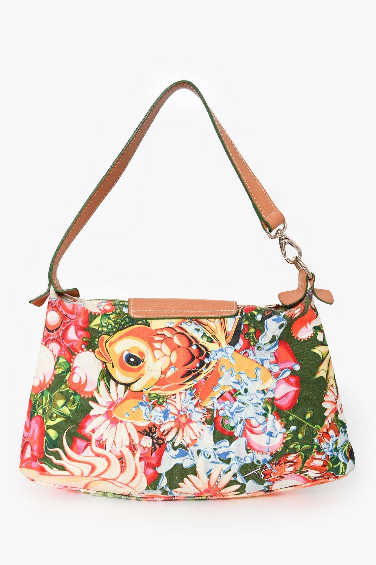 Longchamp x Me Company Multicolour Floral Mini Tote