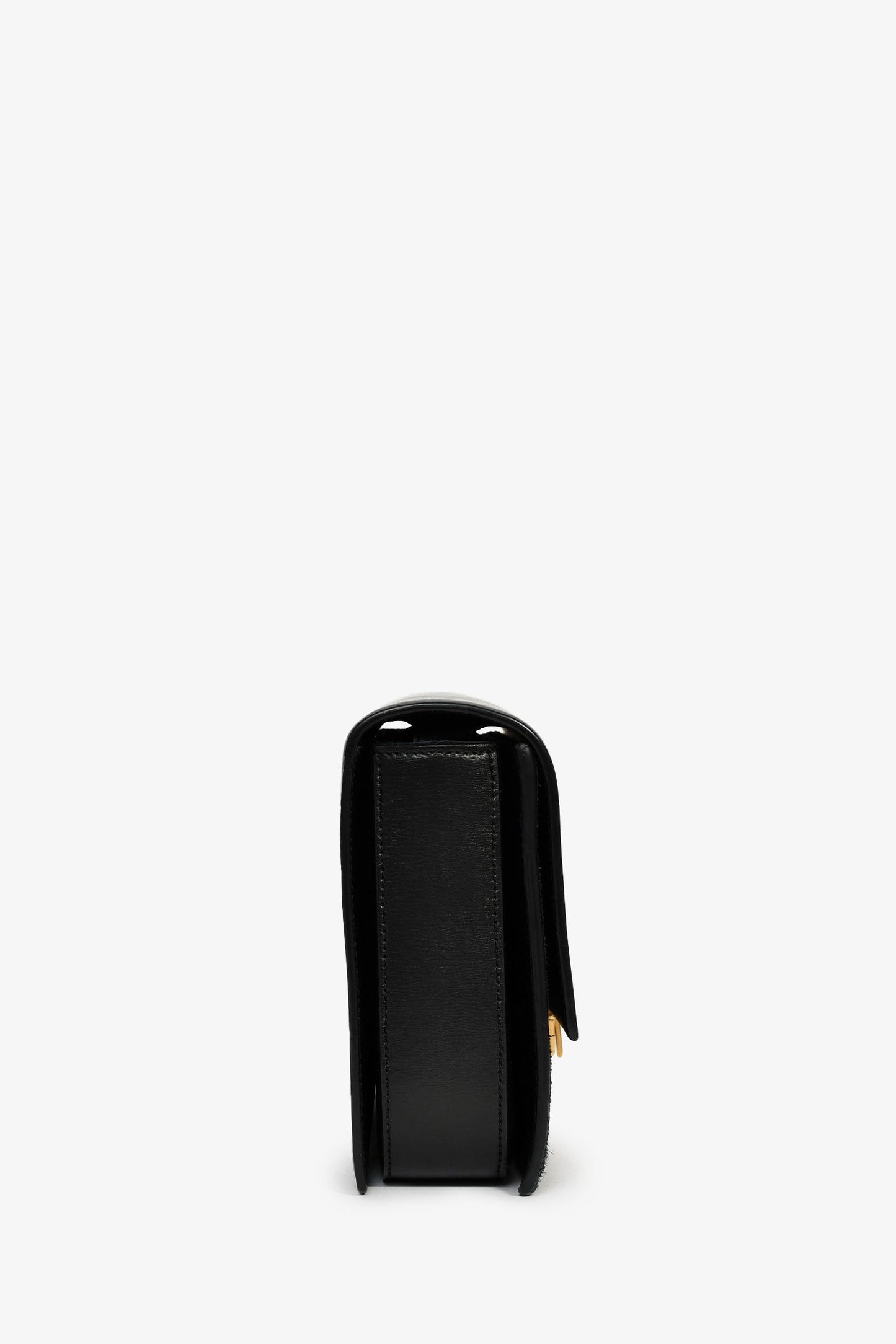 Saint Laurent 2017 Black Leather Suede Medium Bellechasse Shoulder Bag