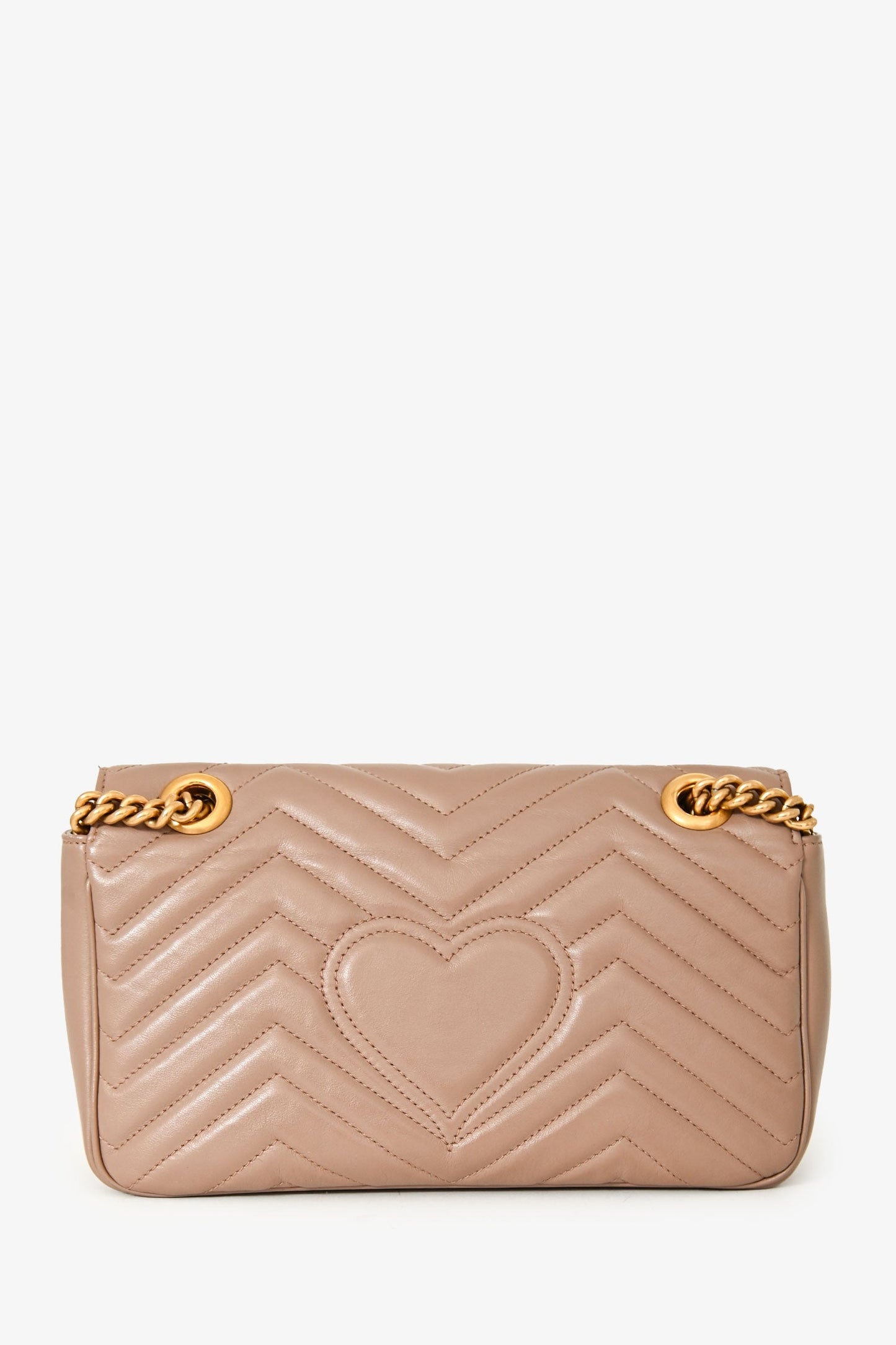 Gucci Beige Leather Marmont Shoulder Bag