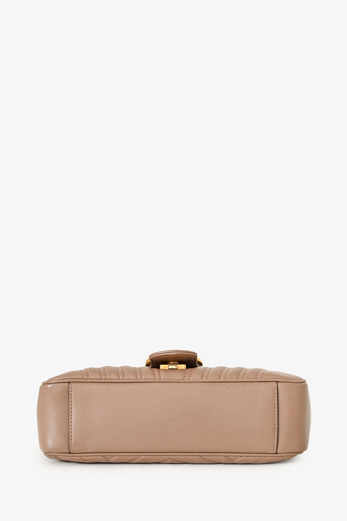 Gucci Beige Leather Marmont Shoulder Bag