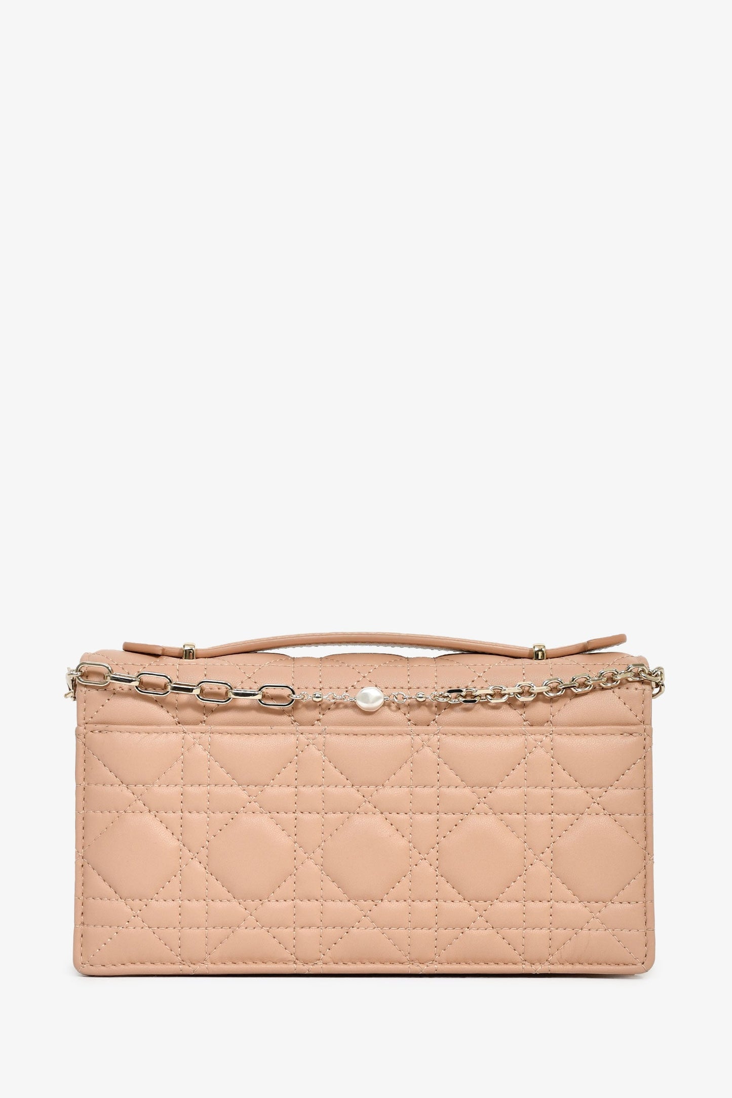 Christian Dior 2023 Beige Rose des Vents Cannage Leather My Dior Mini Bag