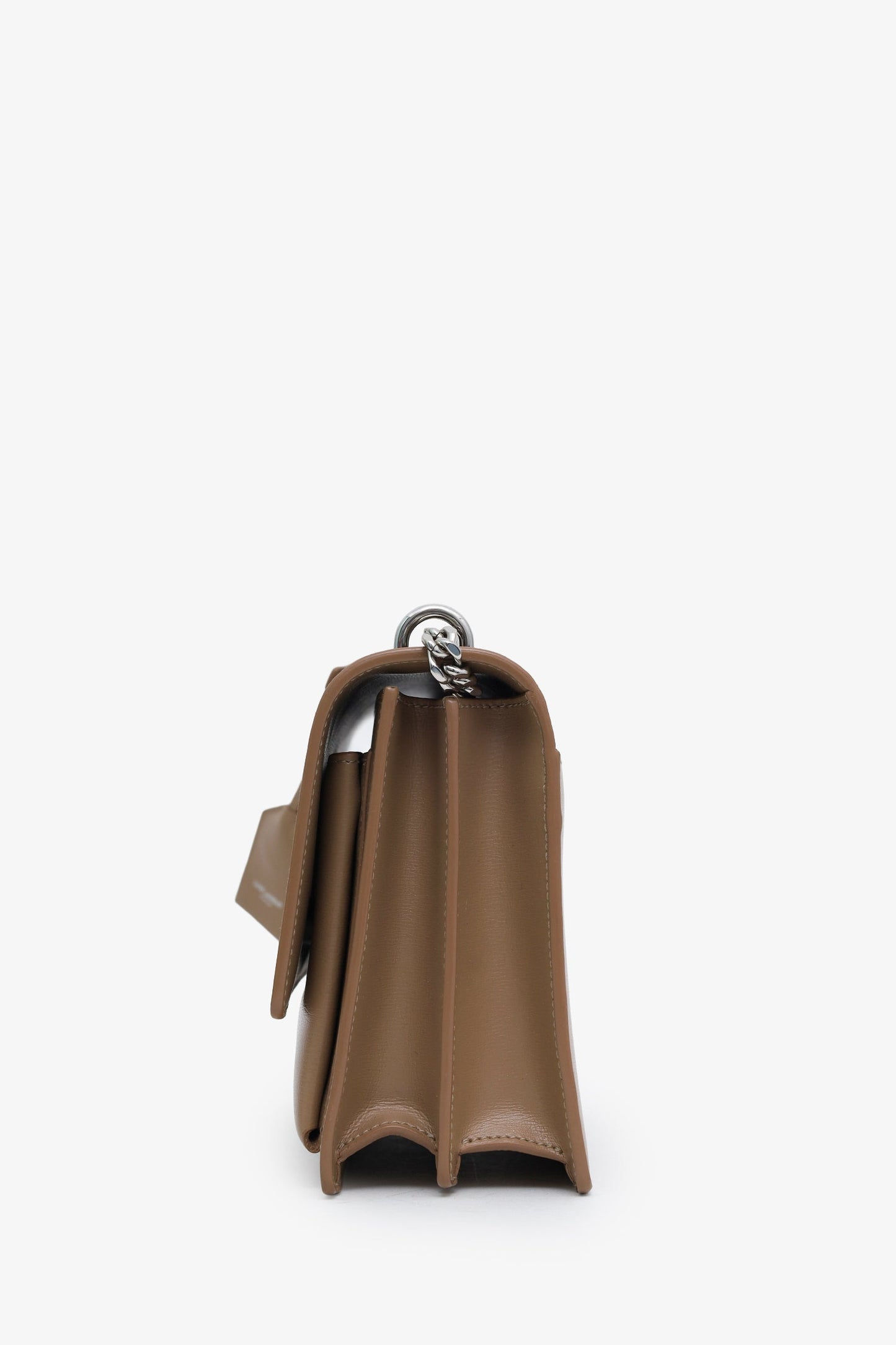 Saint Laurent Taupe Sunset Crossbody Bag