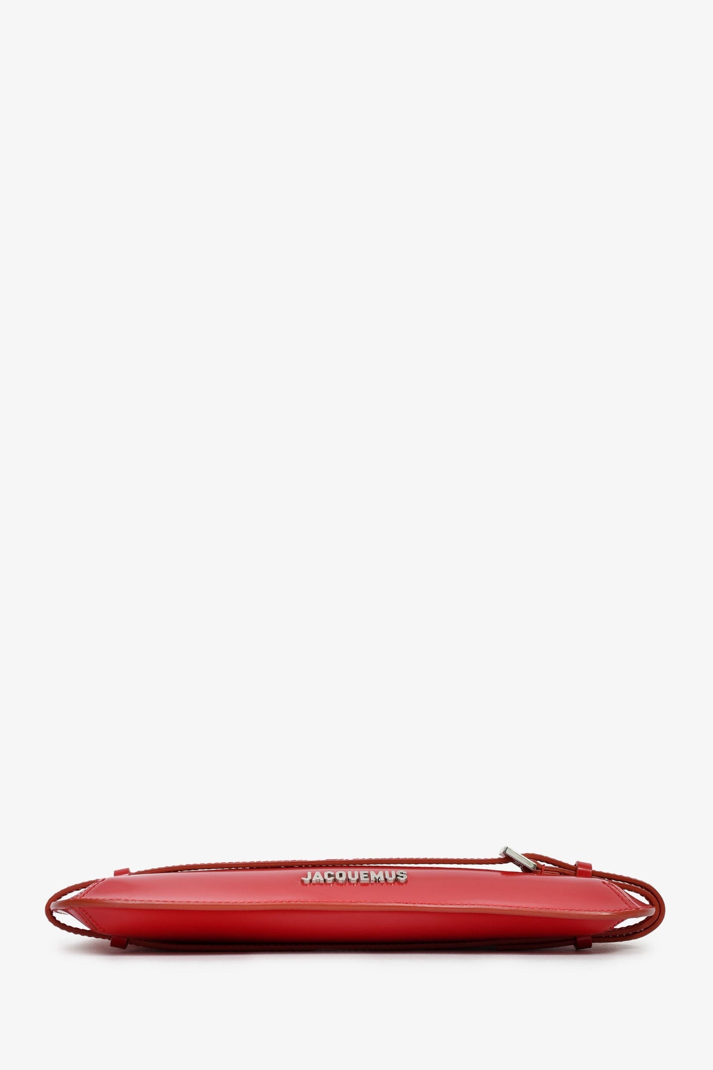 Jacquemus Red Leather 'Le Bisou Ceinture' Shoulder Bag