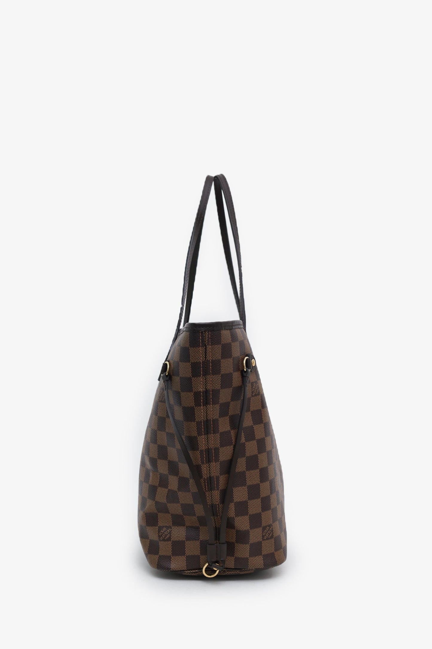 Louis Vuitton Brown Damier Ebene Neverfull MM With Pouch