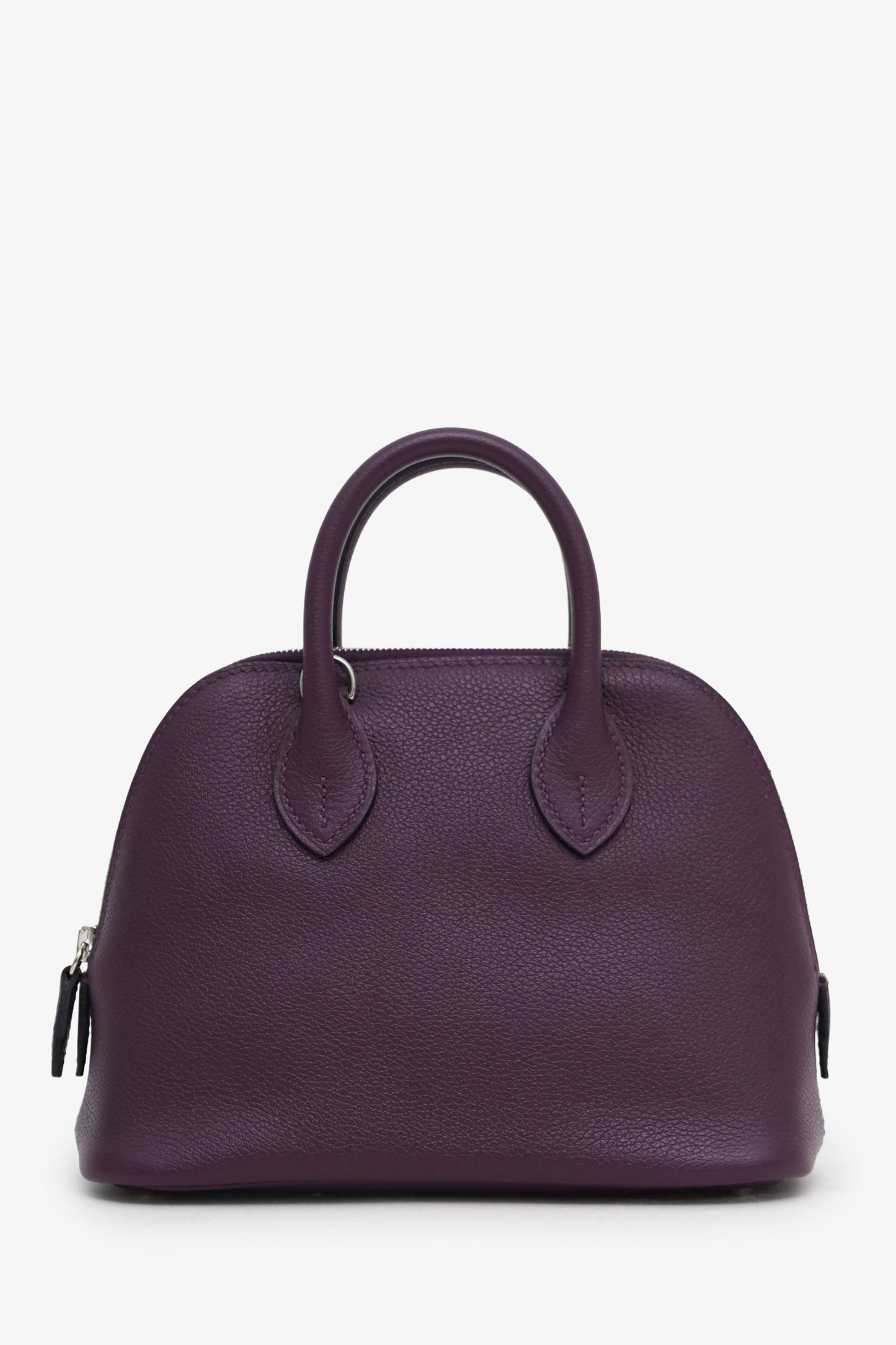 Hermès 2022 Cassis Chevre Mysore Bolide 1923 Mini Top Handle With Strap