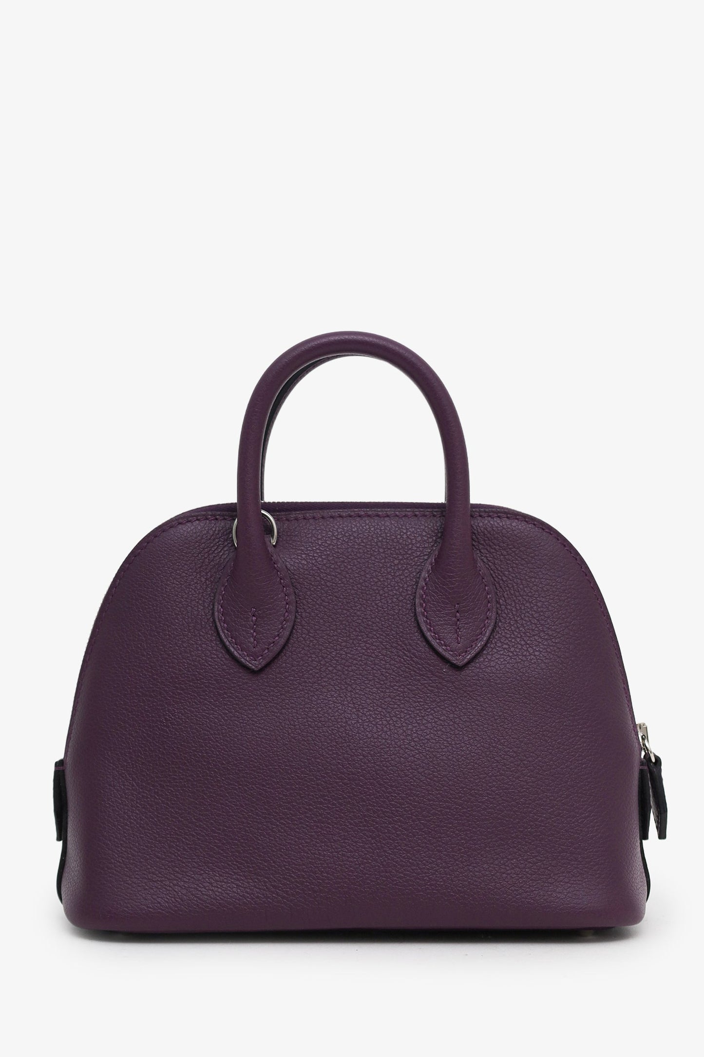 Hermès 2022 Cassis Chevre Mysore Bolide 1923 Mini Top Handle With Strap