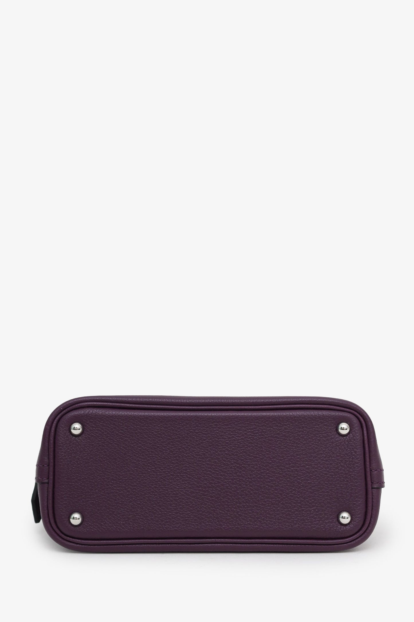 Hermès 2022 Cassis Chevre Mysore Bolide 1923 Mini Top Handle With Strap