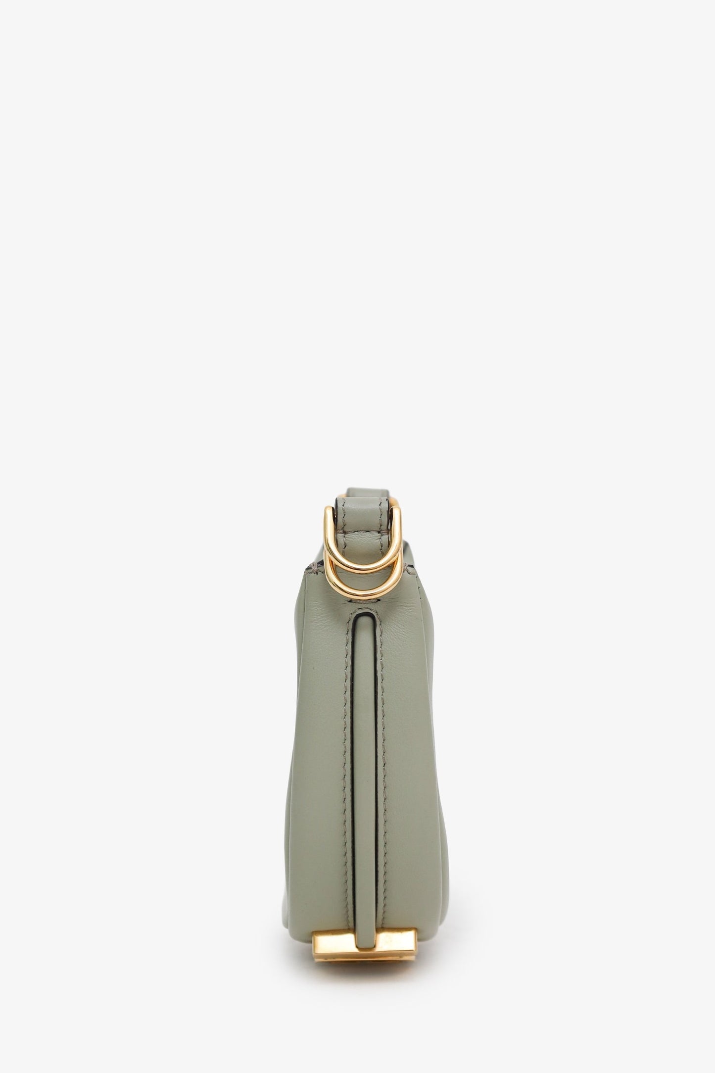 Fendi Taupe Calfskin Leather Nano Fendigraphy Bag