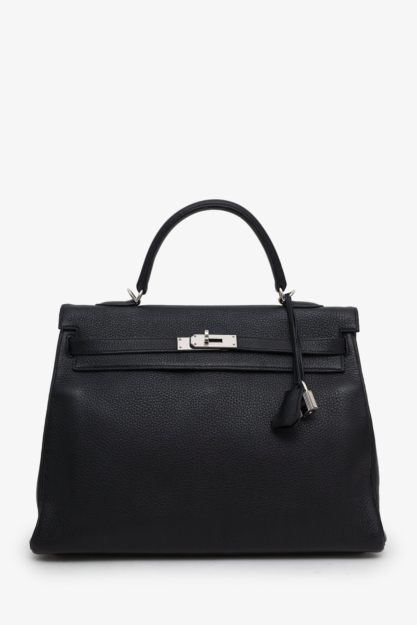 Hermès 2002 Black Togo Leather Kelly 35 With Strap