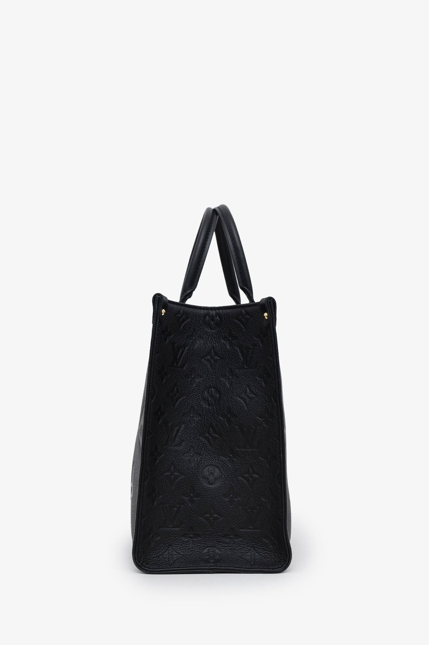 Louis Vuitton Black Monogram Empreinte Leather OnTheGo MM