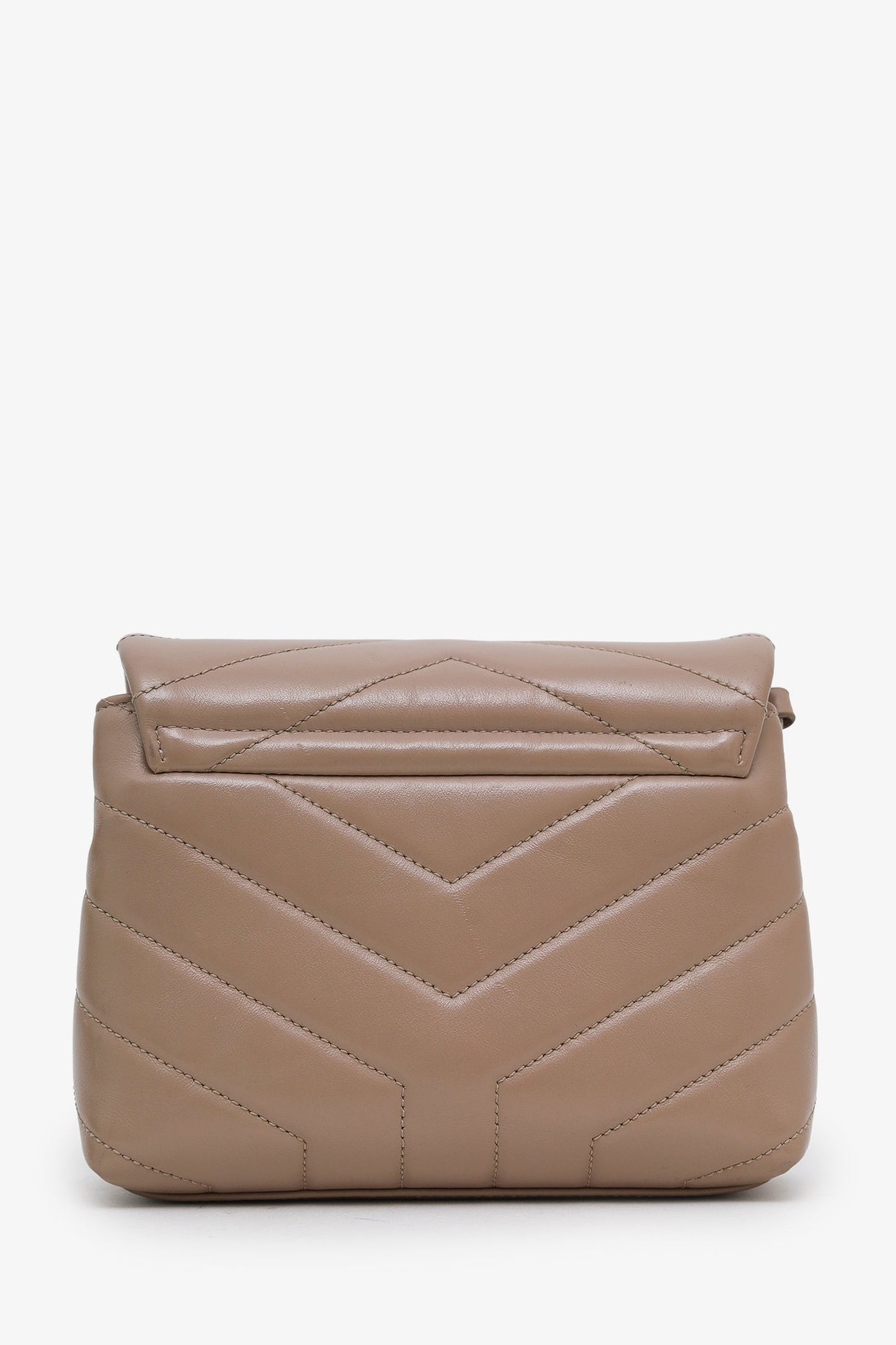 Saint Laurent Brown Quilted Leather LouLou Toy Bag