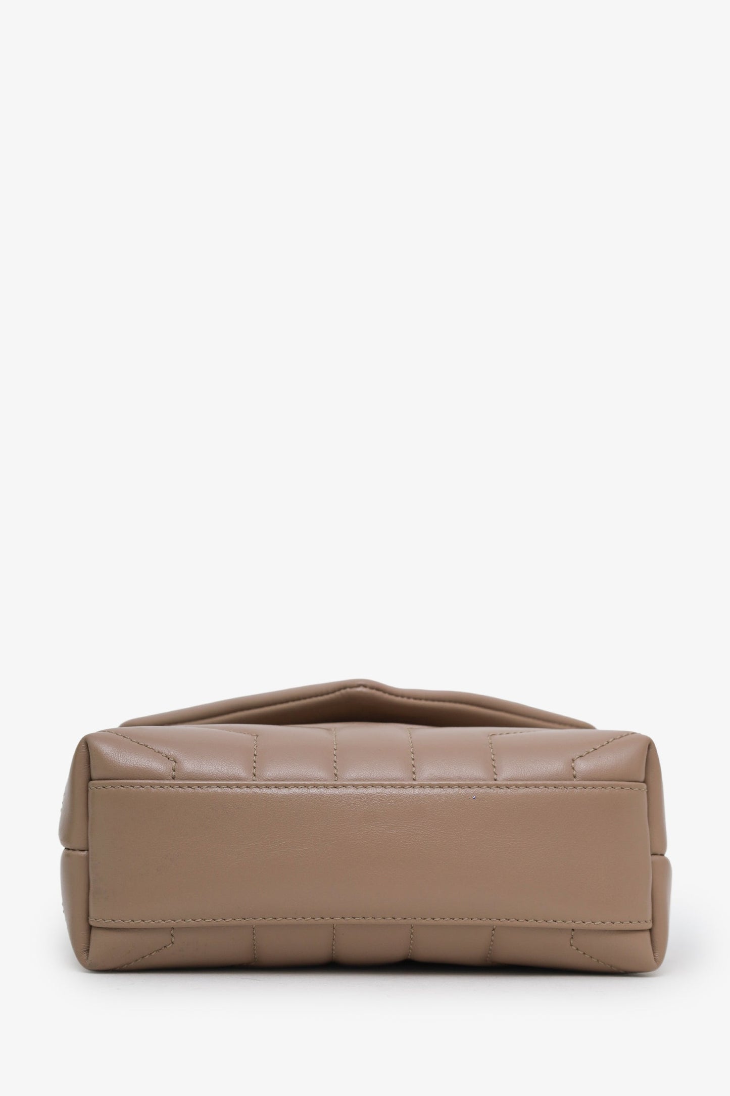 Saint Laurent Brown Quilted Leather LouLou Toy Bag