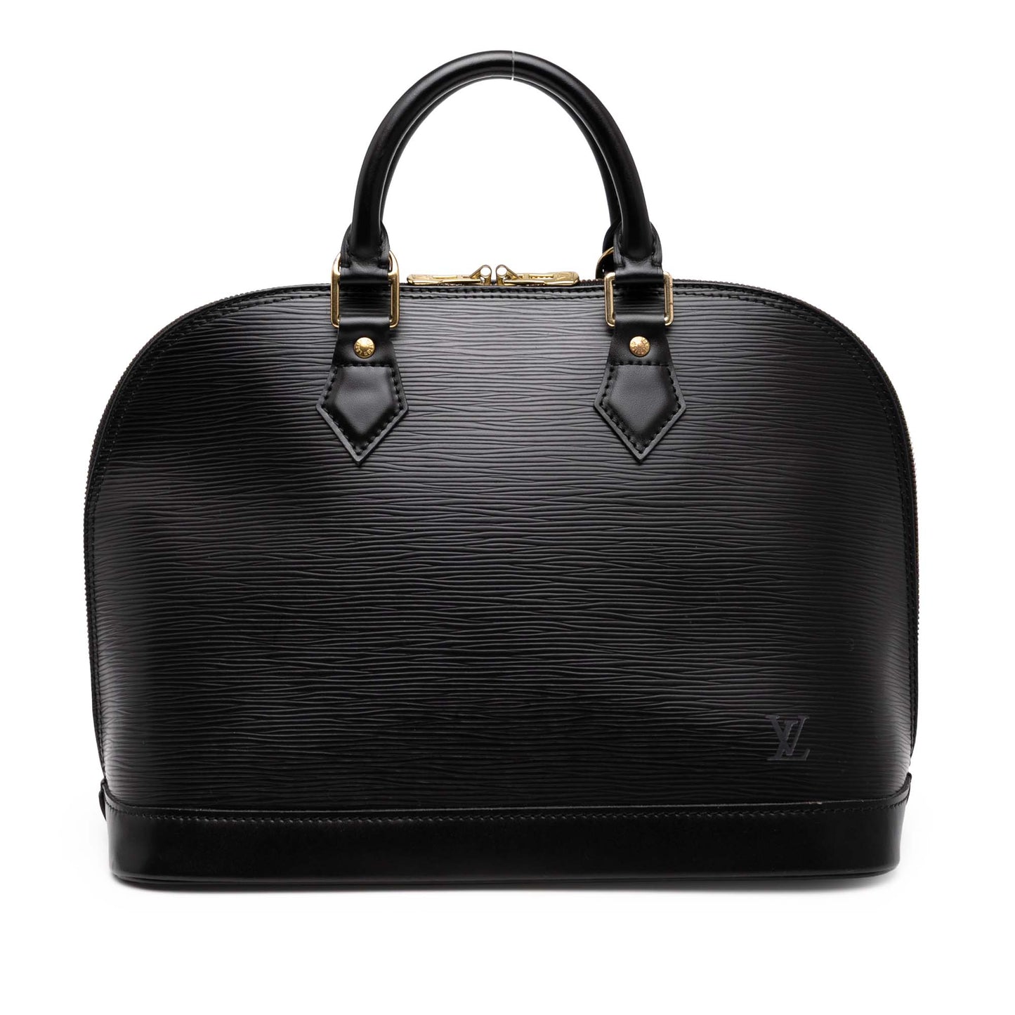 Black Louis Vuitton Epi Alma PM Handbag
