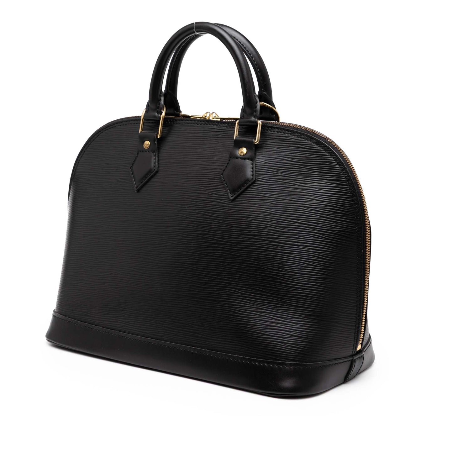Black Louis Vuitton Epi Alma PM Handbag