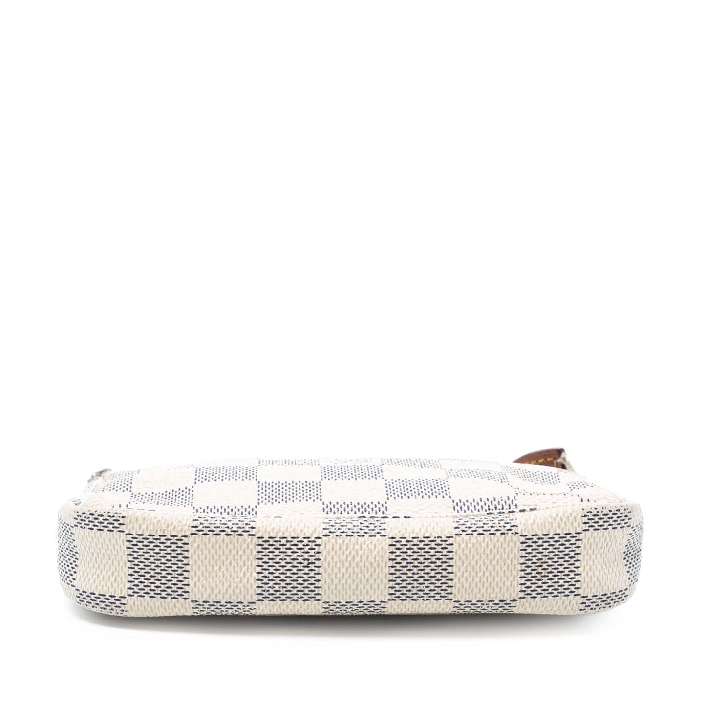 White Louis Vuitton Damier Azur Mini Pochette Accessoires Handbag