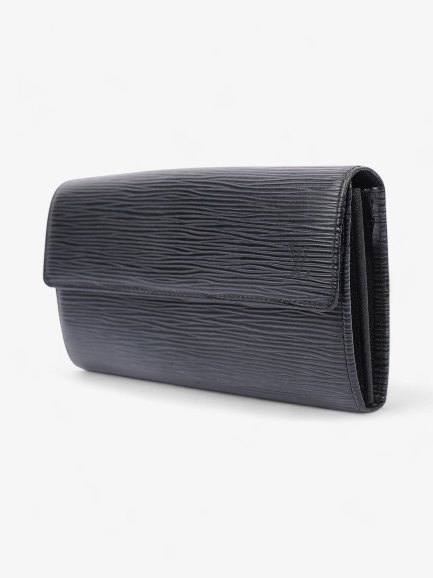 Louis Vuitton Porte Tresor International Wallet Black Epi Leather