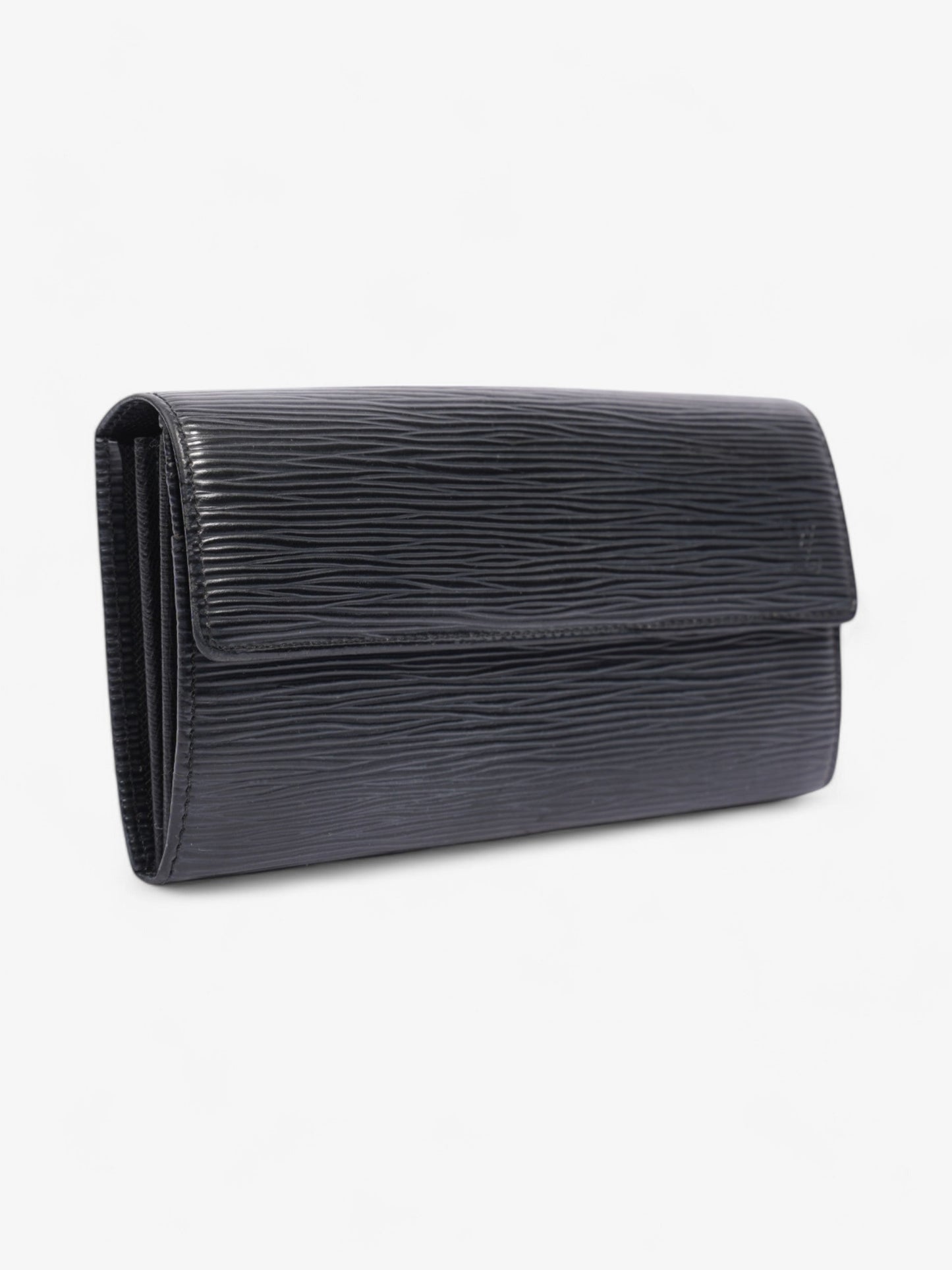 Louis Vuitton Porte Tresor International Wallet Black Epi Leather