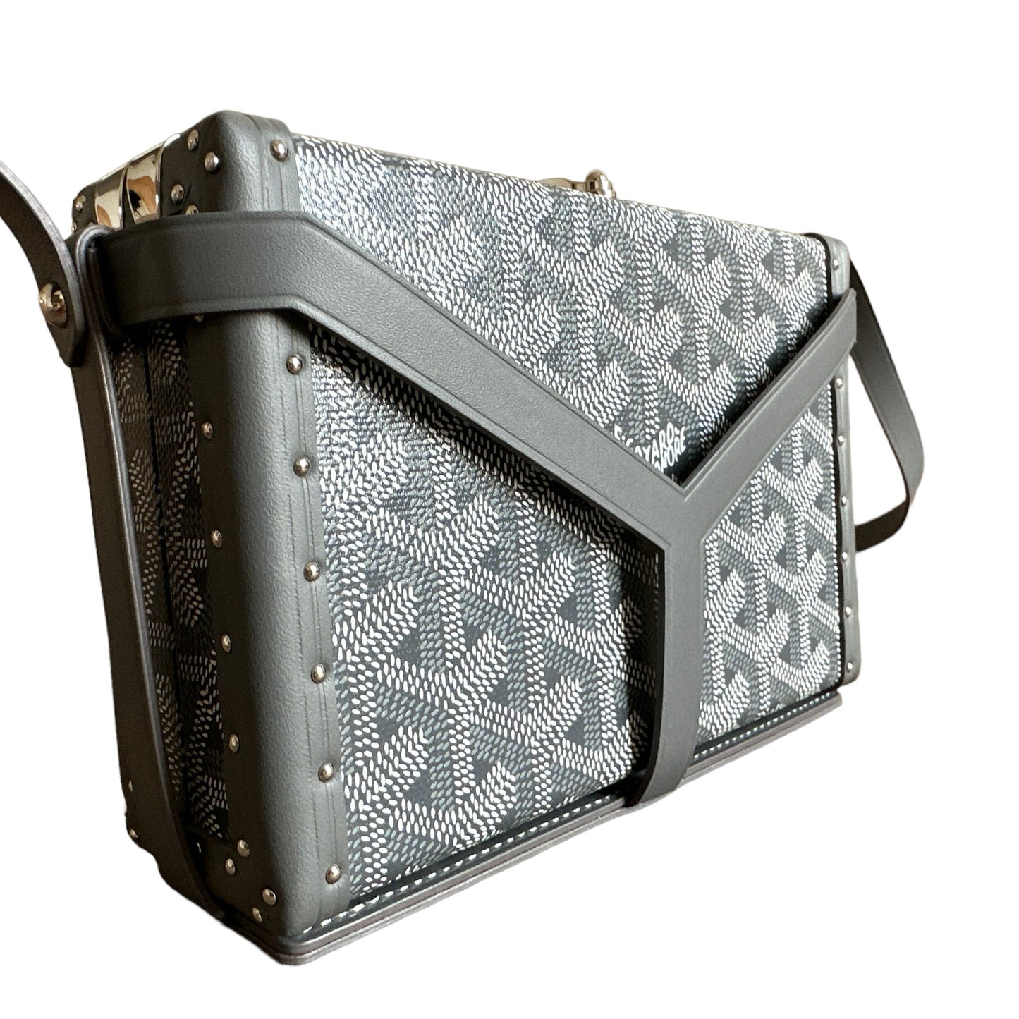 Goyard Minaudiere Trunk - Grey (NWT)