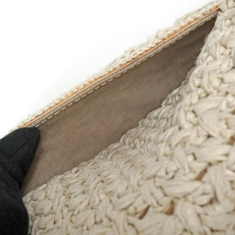 Chanel Cruise 2018 Raffia Crochet Medium Flap Bag