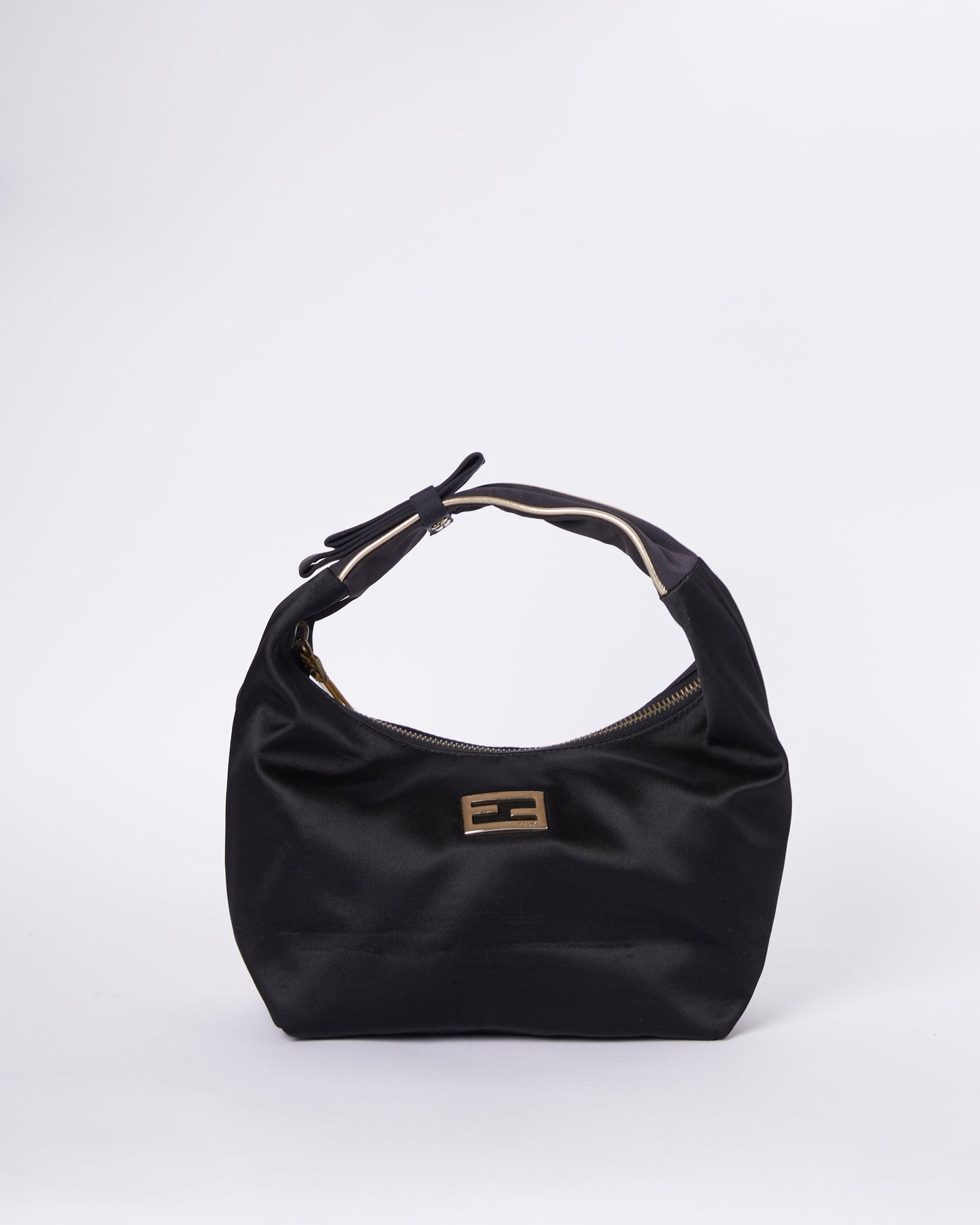 Fendi Satin Mini Hobo Bag