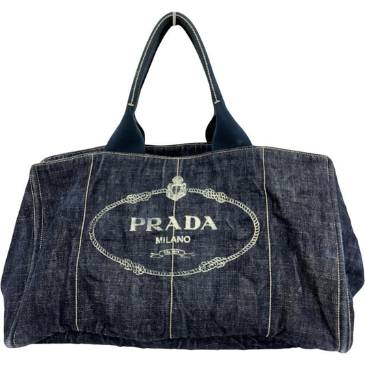 Prada Canapa Canvas Handbag
